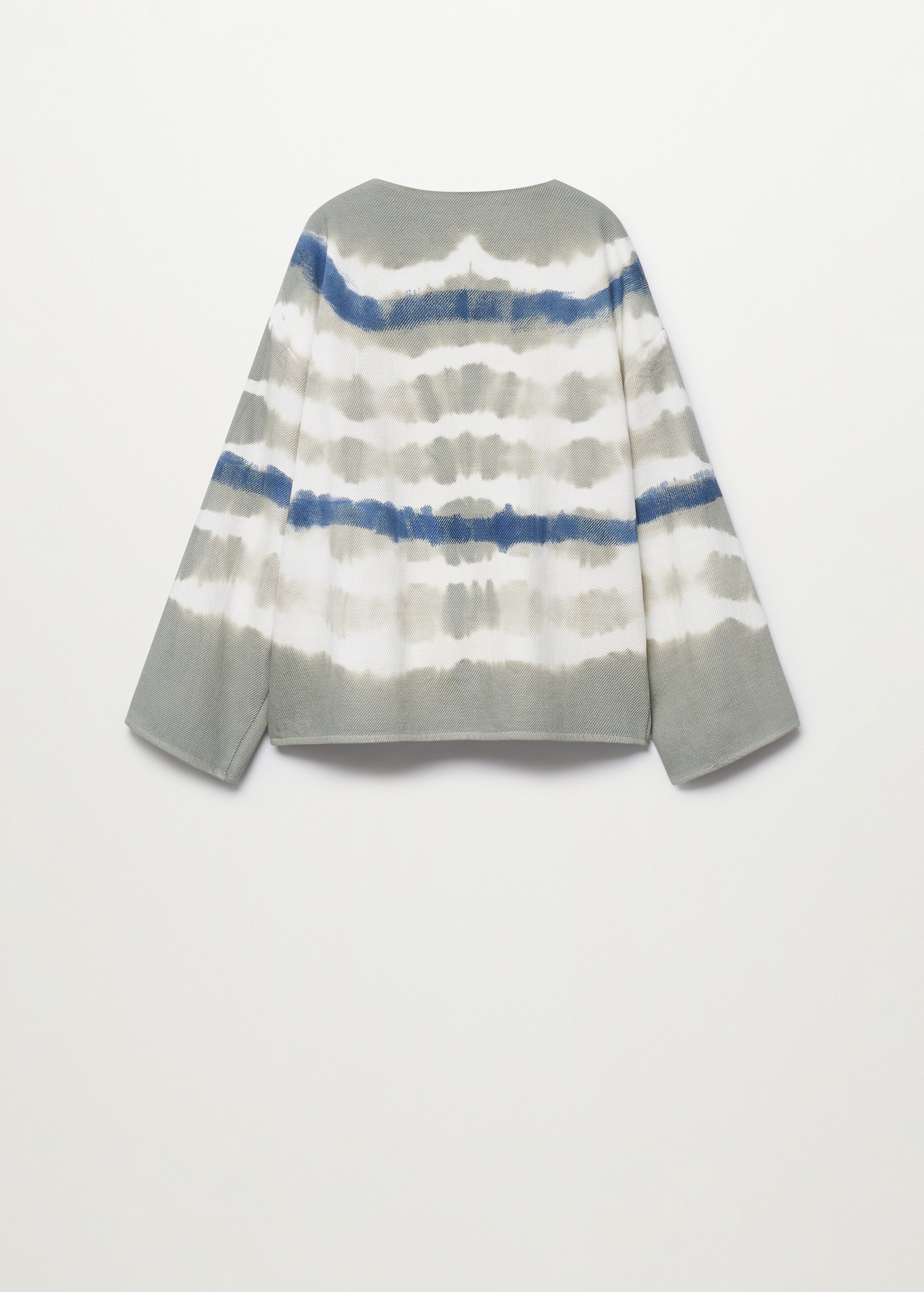 Chaqueta tie-dye algodón - Reverso del artículo