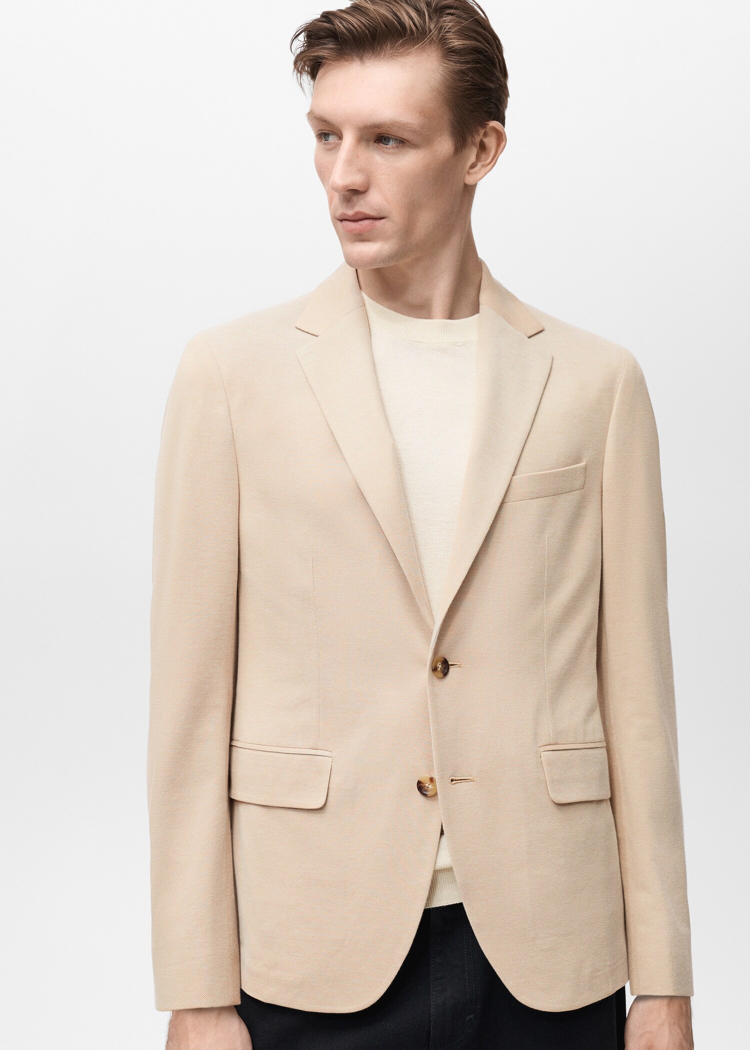 Verner slim-fit cotton jacket - Medium plane