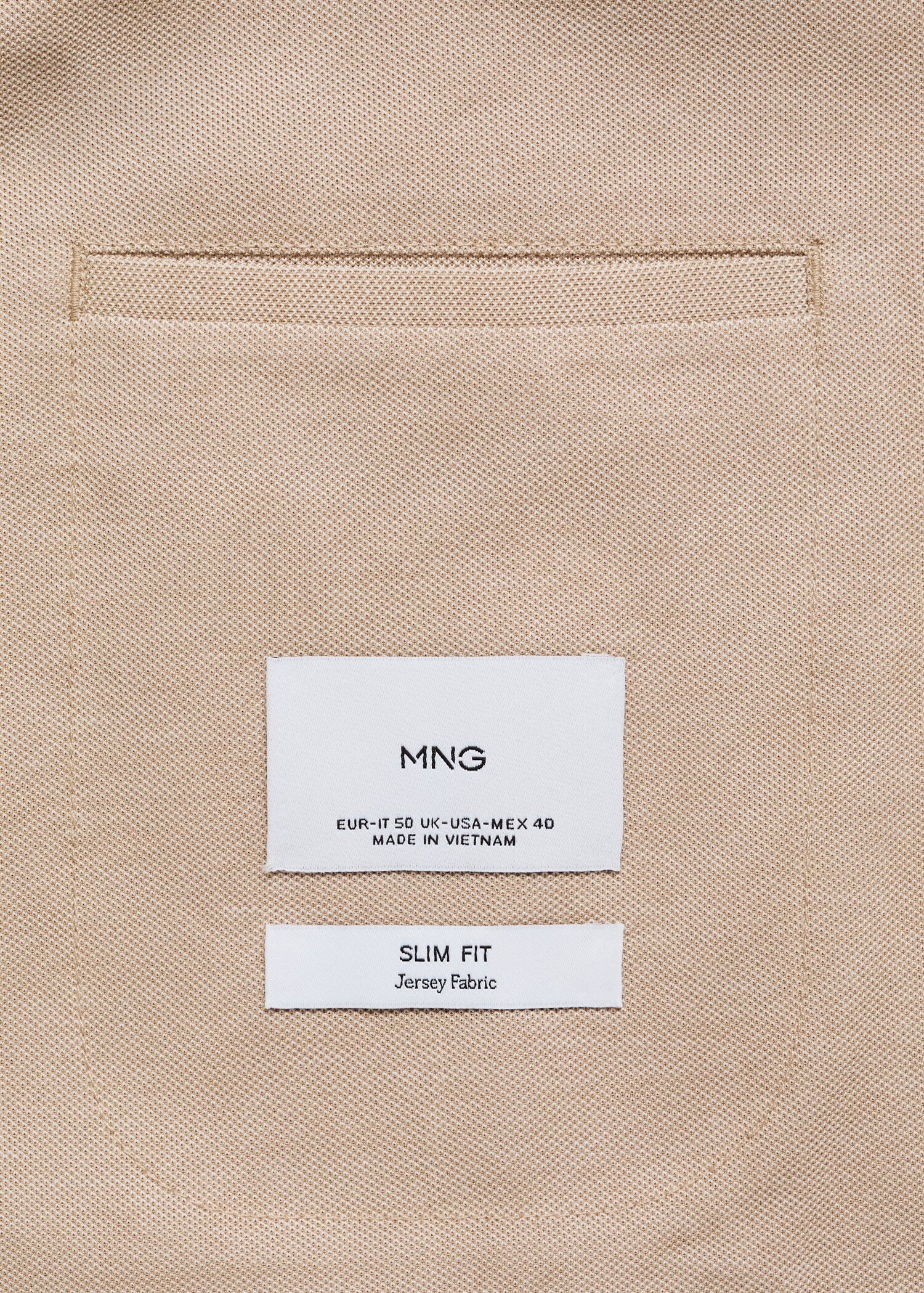 Verner slim-fit cotton jacket - Details of the article 0