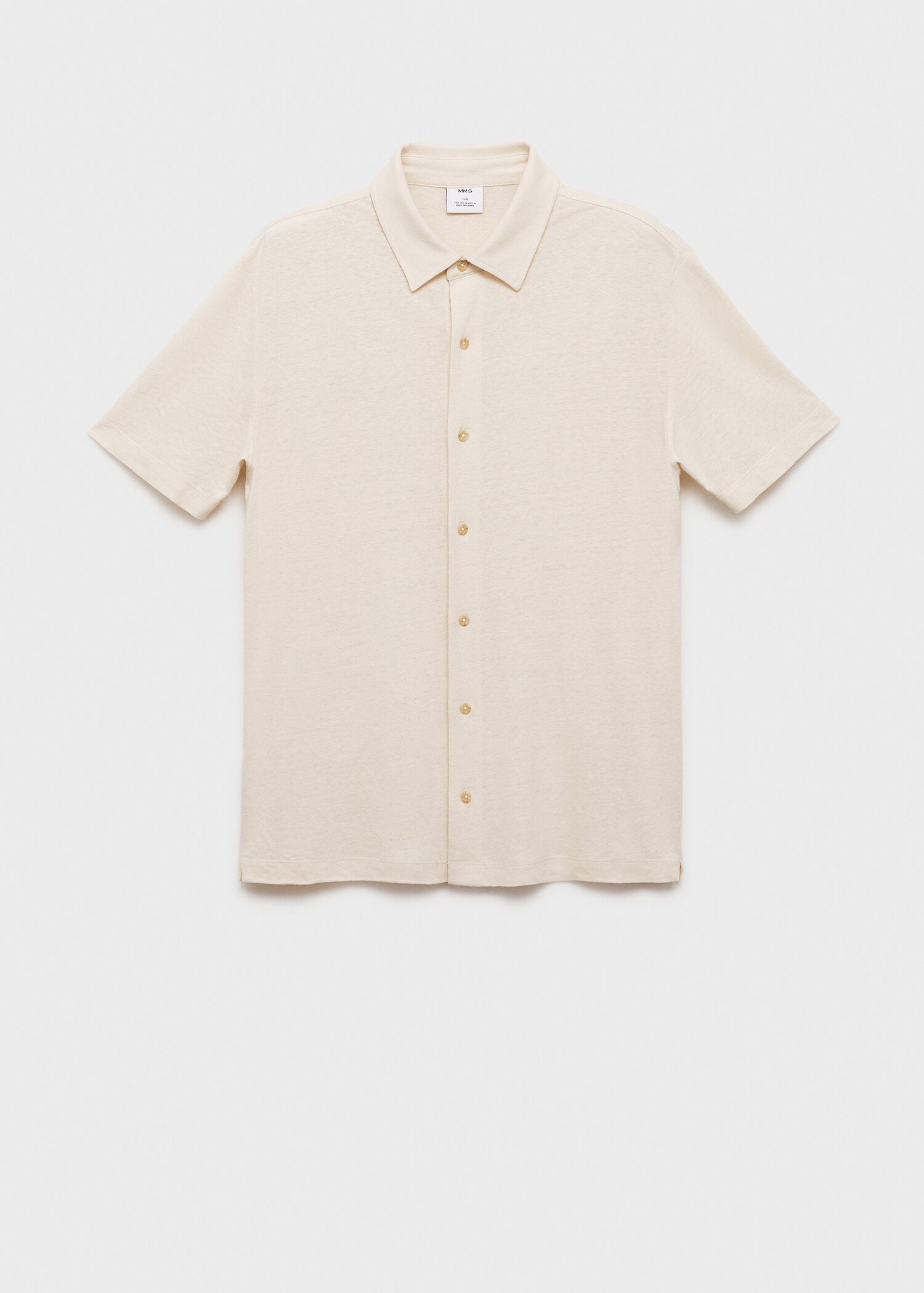 Regular-fit linen shirt - Article without model