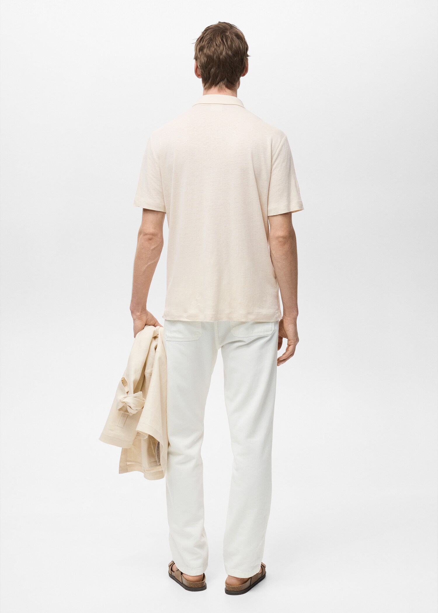 Regular-fit linen shirt - Reverse of the article