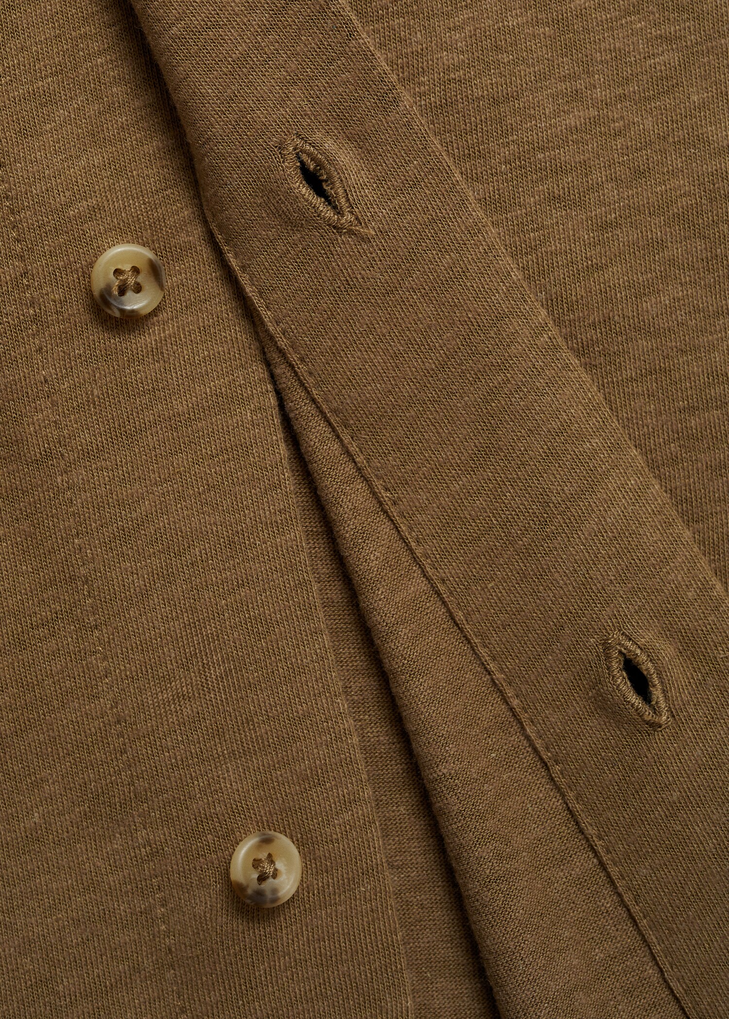 Regular-fit linen shirt - Details of the article 0