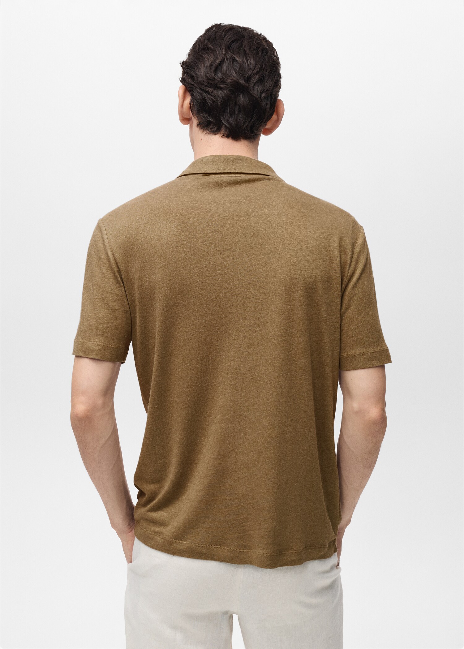 Regular-fit linen shirt - Reverse of the article