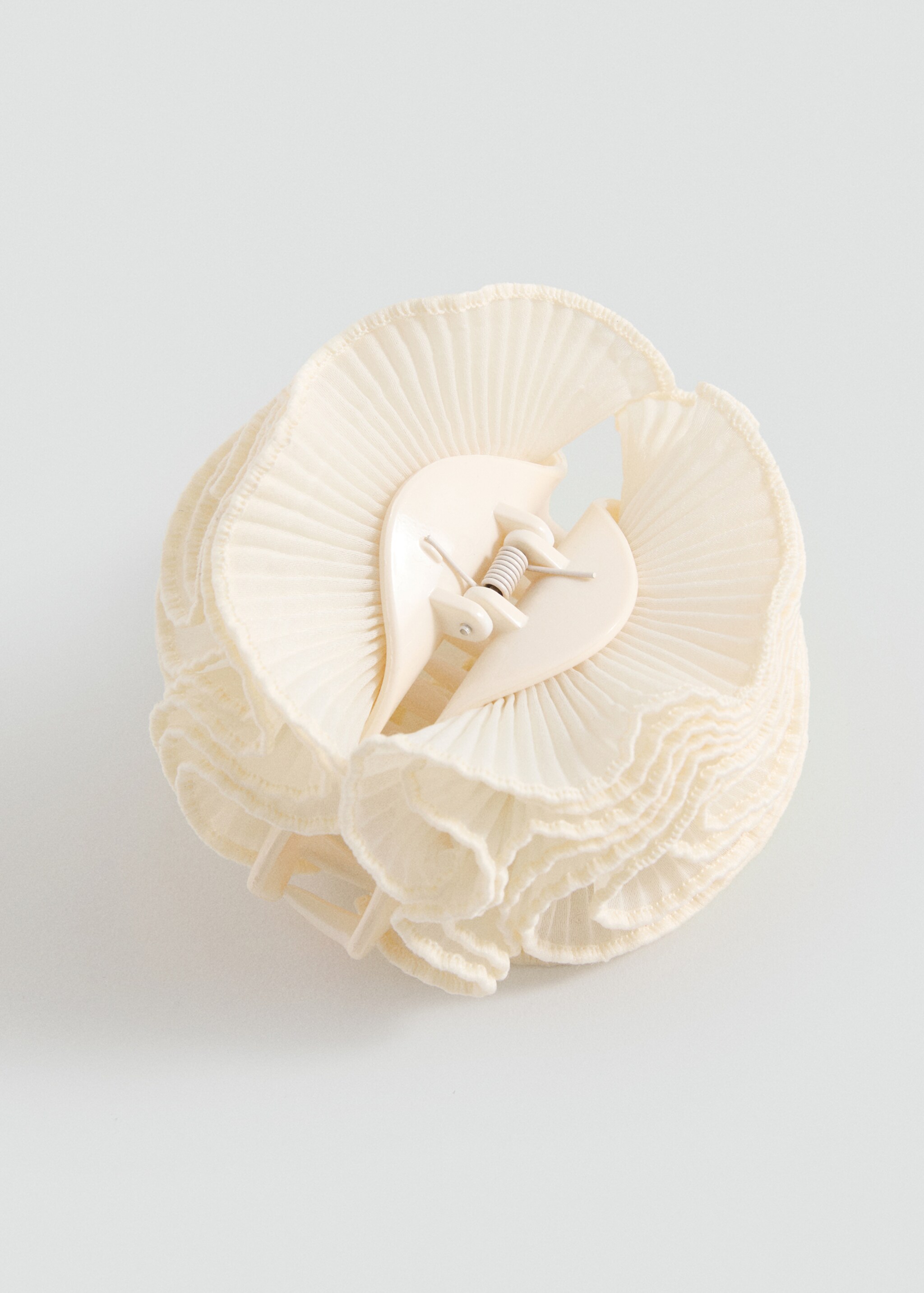 Pinza pelo flor textura - Plano medio, Crudo. Ref: 87095925-00.