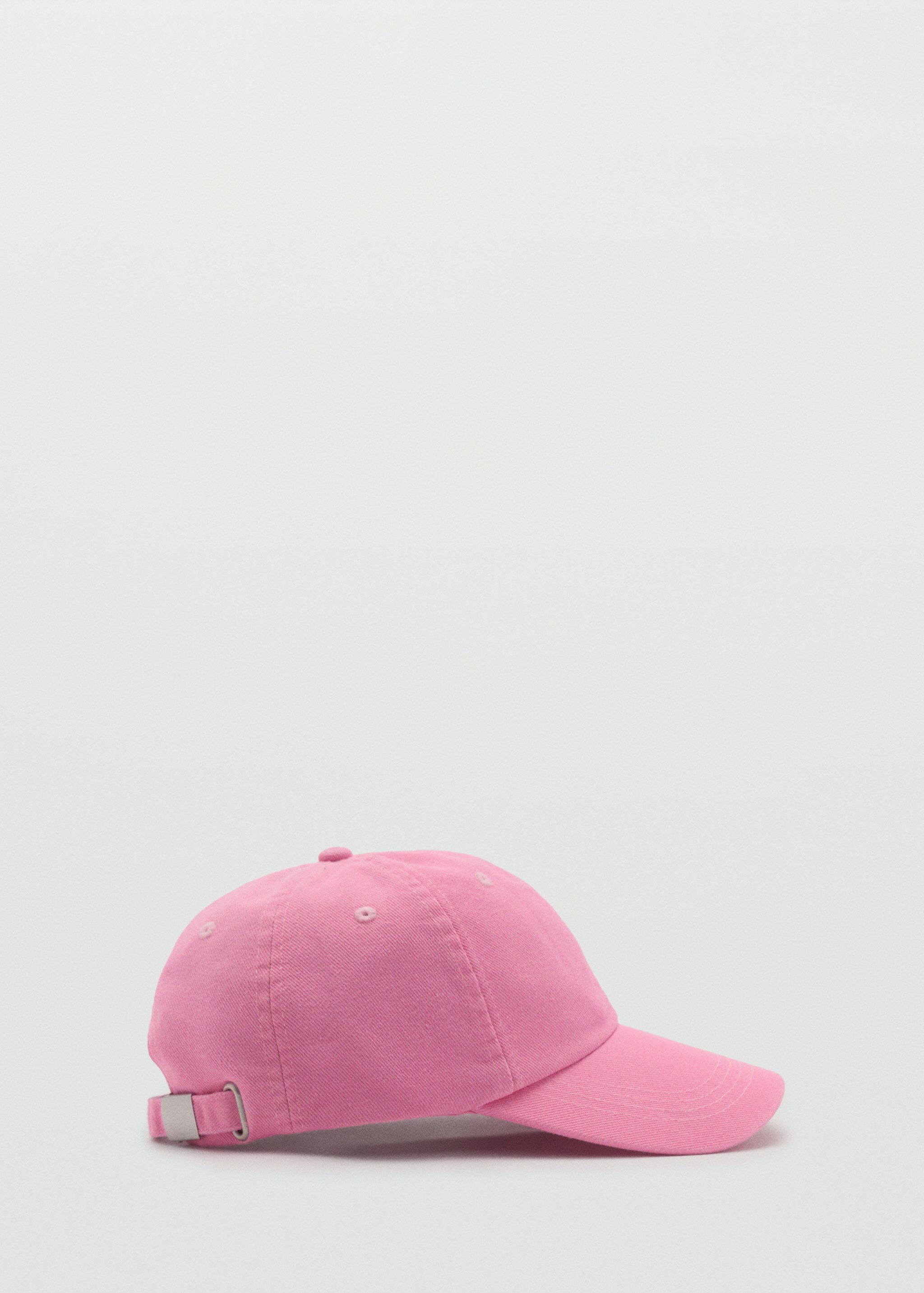 Cotton visor cap - Article without model, Pink. Ref: 87095926-00.