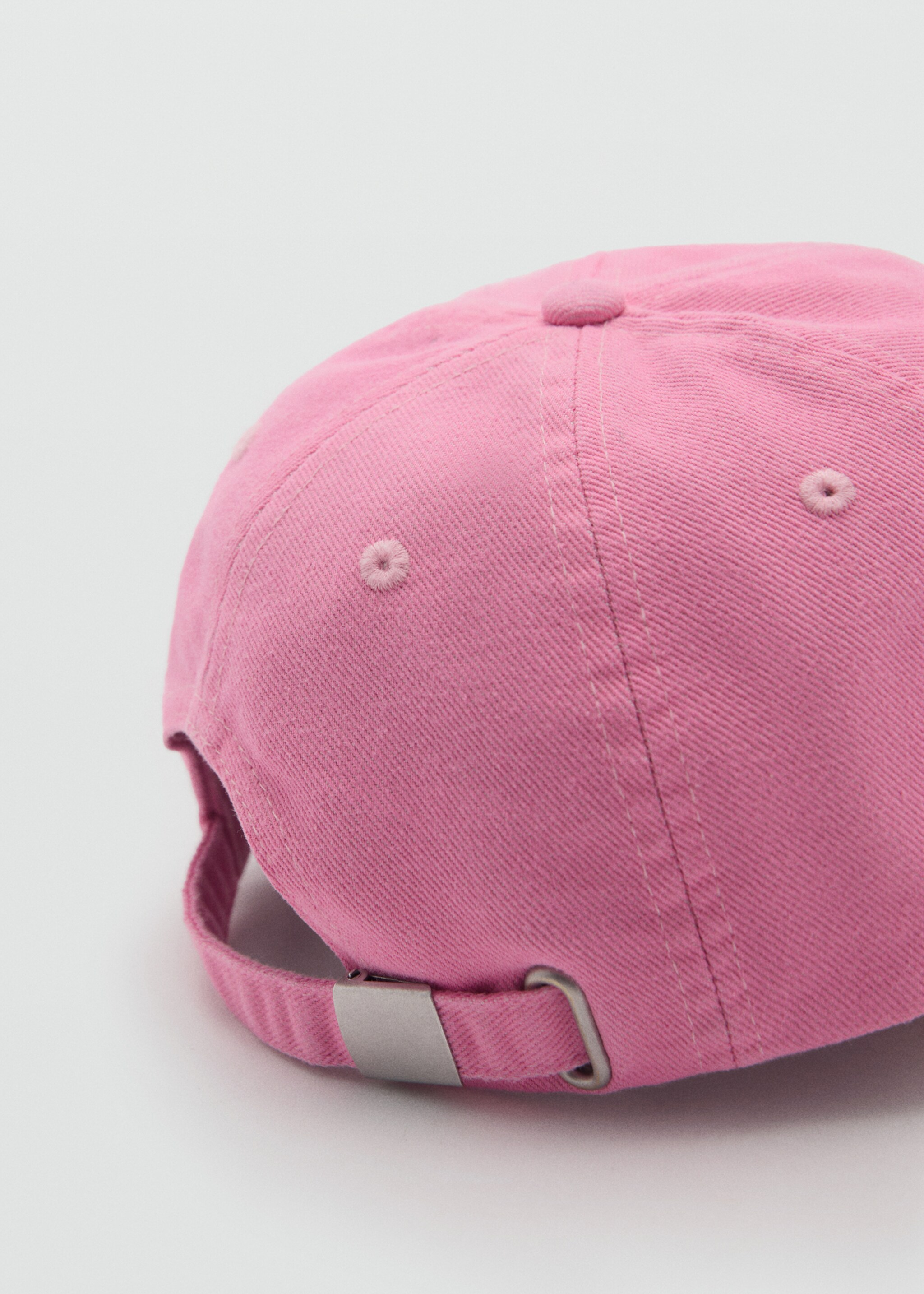 Cotton visor cap - Details of the article 1, Pink. Ref: 87095926-00.