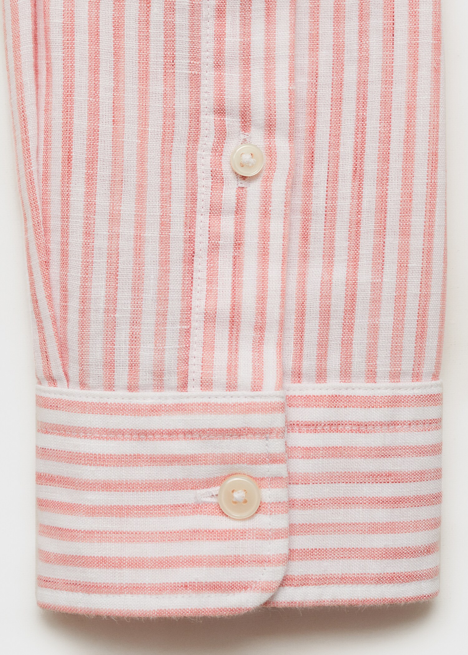 Chemise lin à rayures regular-fit - Détail de l'article 0