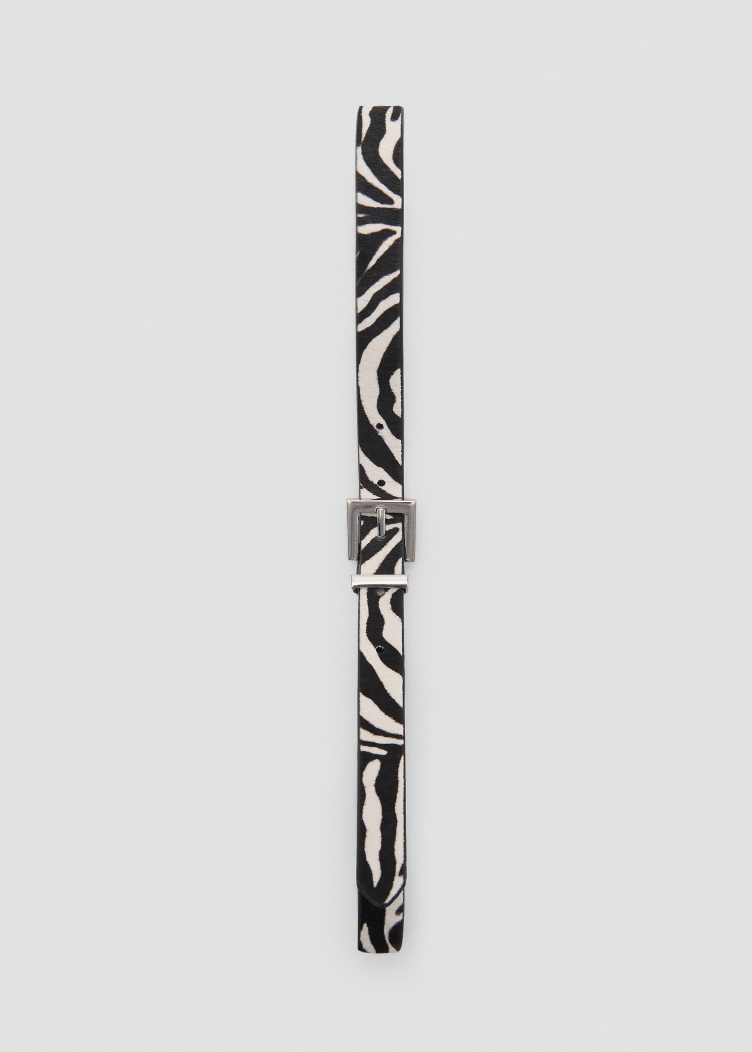Zebra-print fur belt - Details of the article 2