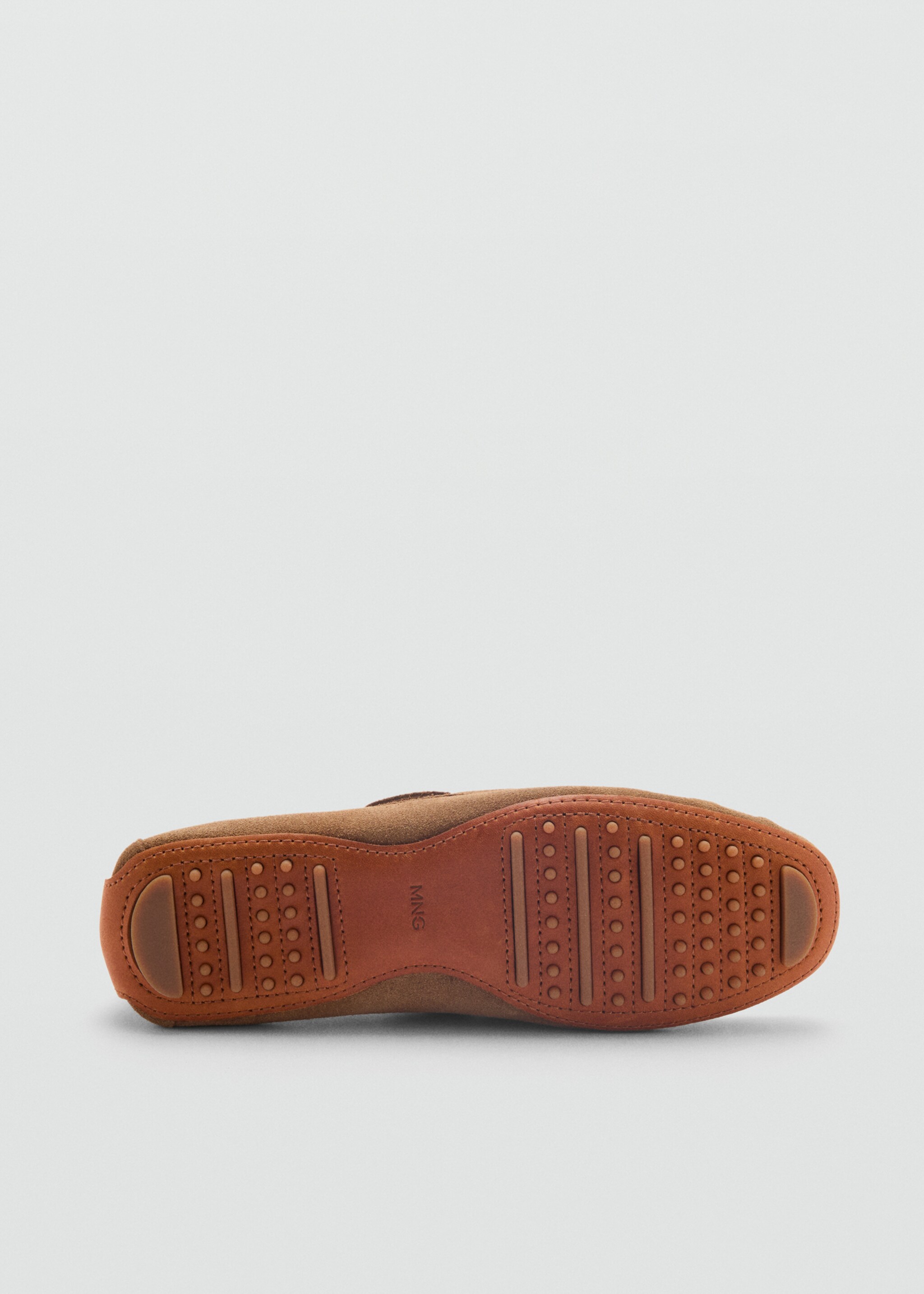 Suede boat shoes with laces - Details of the article 3, Medium Brown. Ref: 87095937-00.