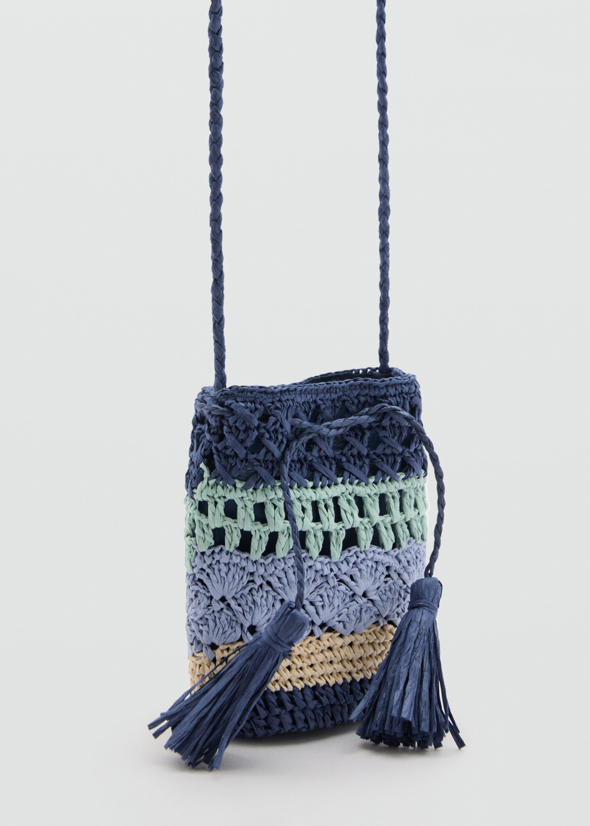 Kombinerad miniväska - Bild av mittparti, Navy blå. Ref: 87095938-00.