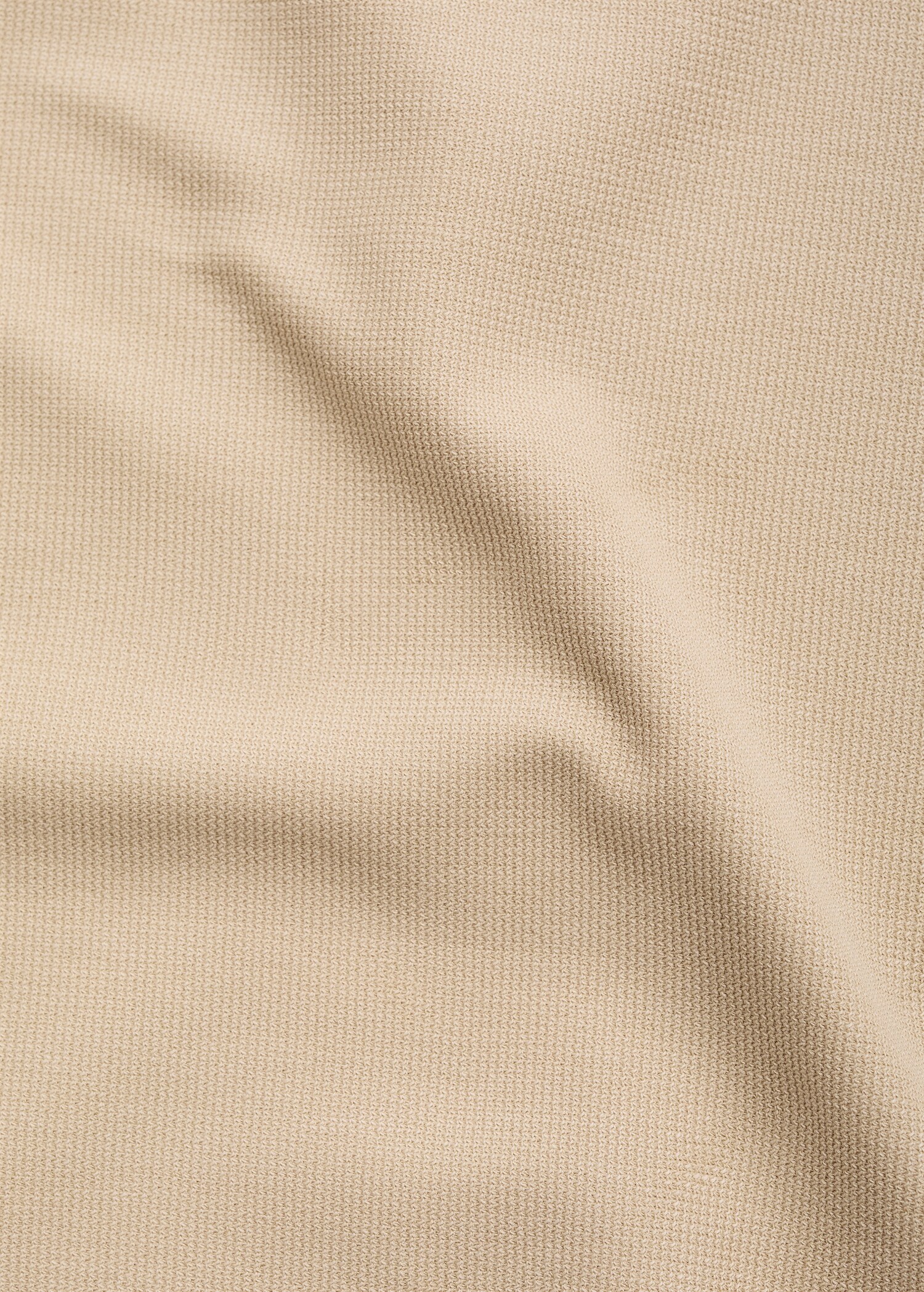 Structured polo shirt with zip collar - Details of the article 0