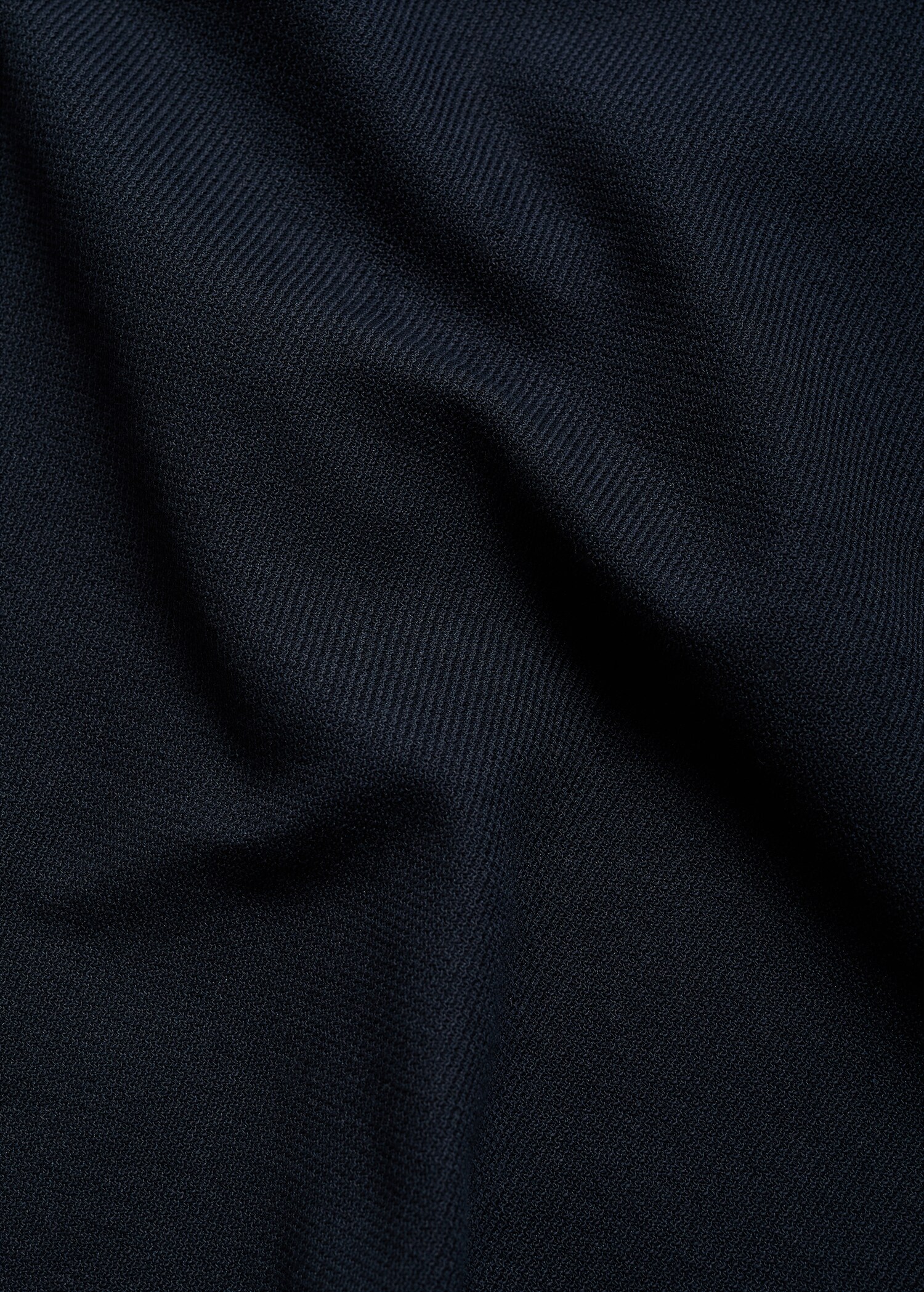 Structured polo shirt with zip collar - Details of the article 0