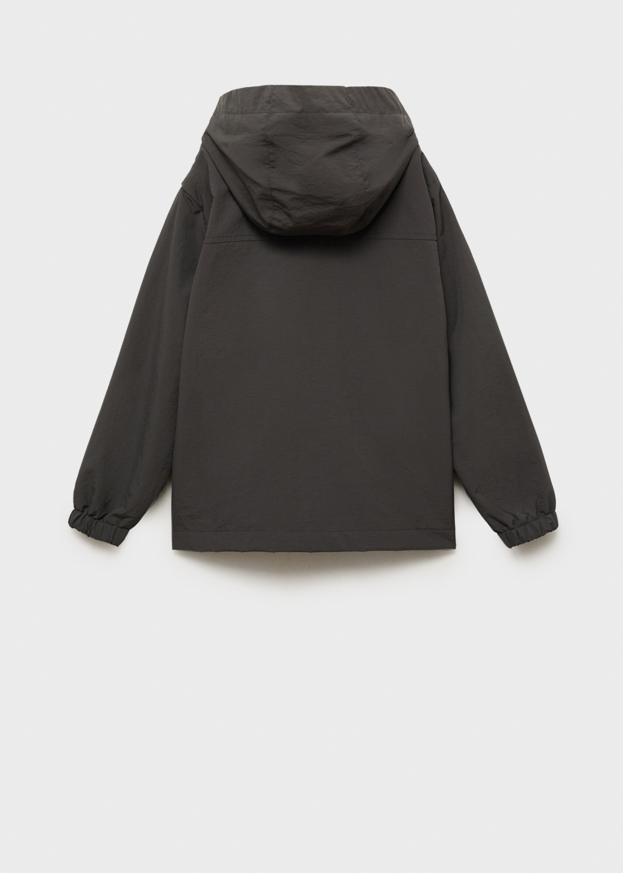 Hooded parka - Reverse of the article, Charcoal. Ref: 87095940-00.