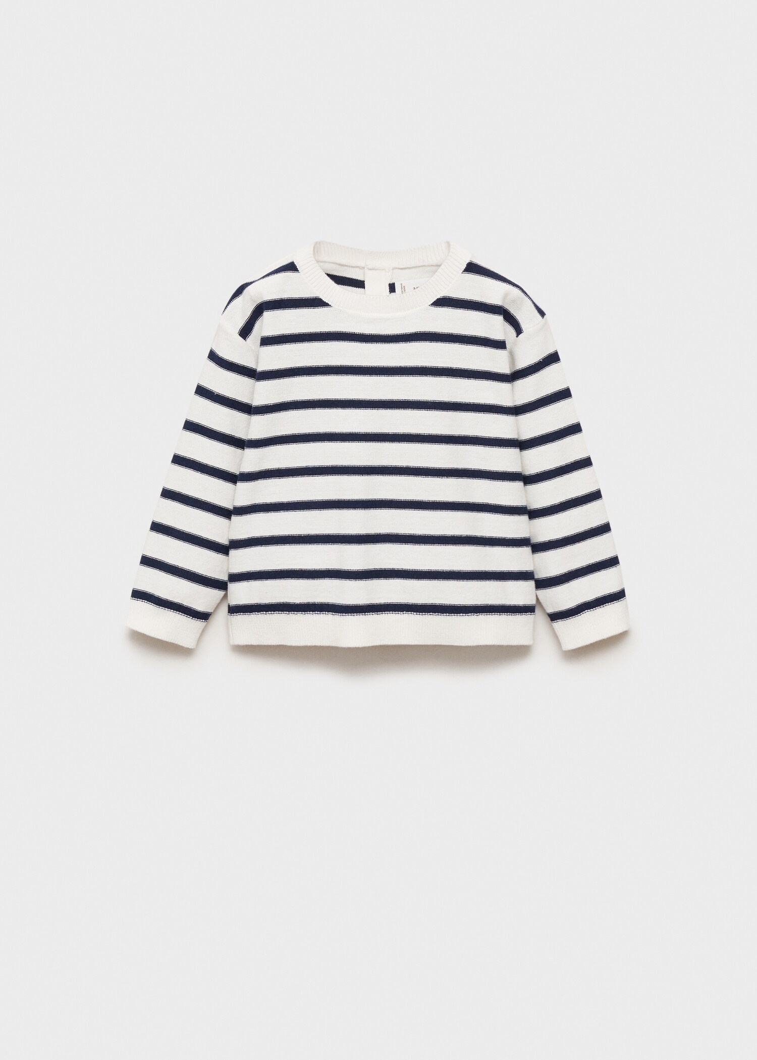 Pull-over coton à rayures - Article sans modèle