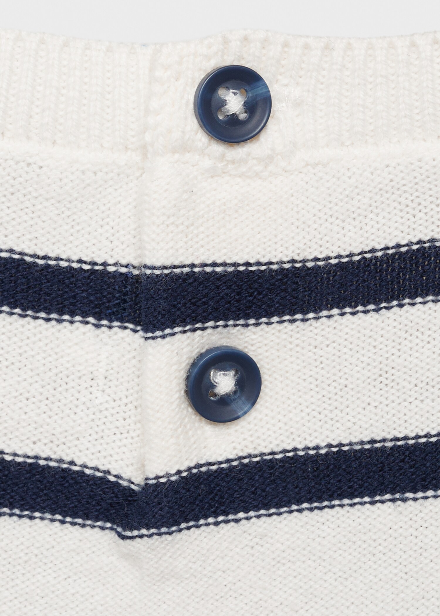 Pull-over coton à rayures - Détail de l'article 0