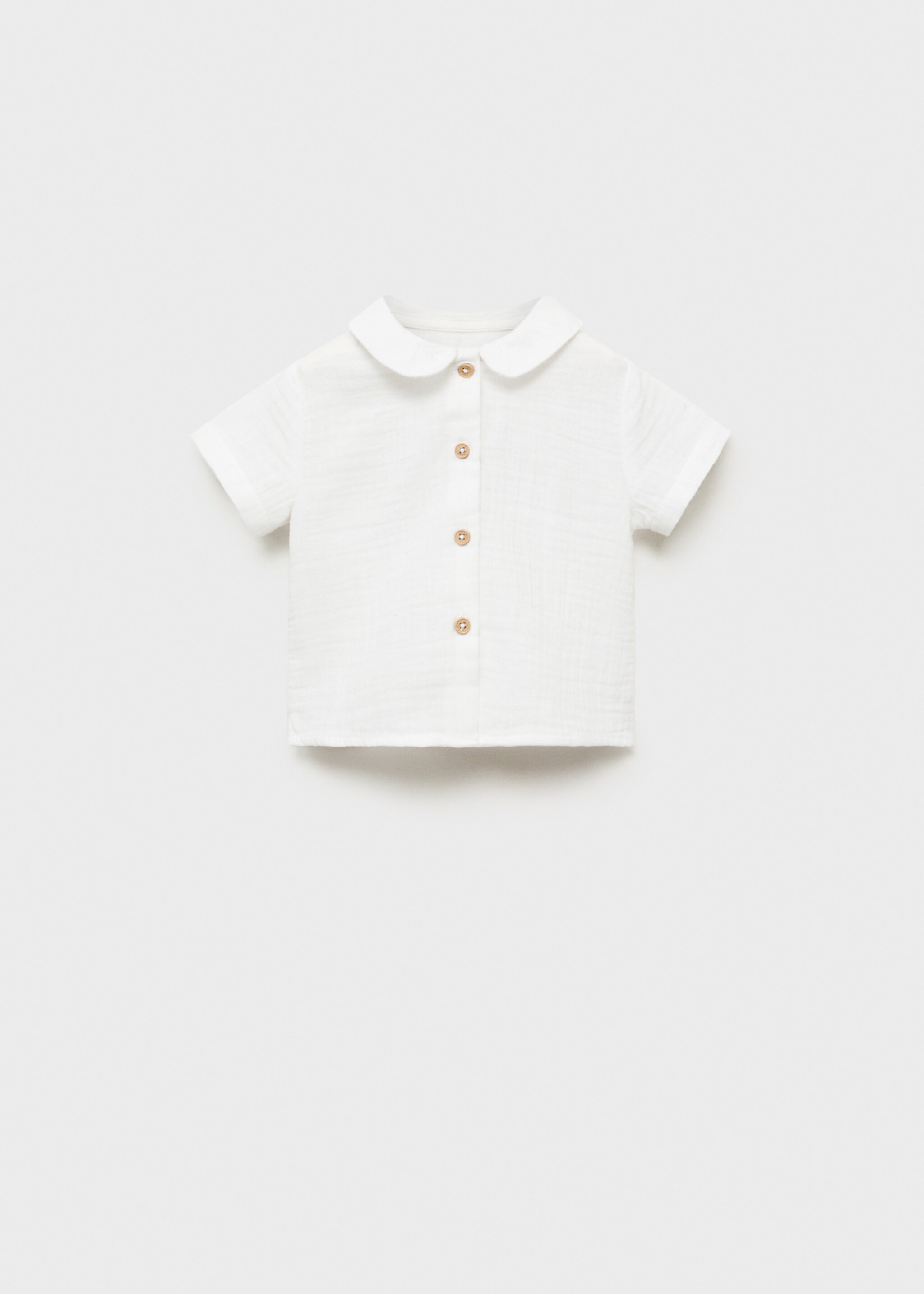 Baby neck t-shirt - Article without model, Off White. Ref: 87095954-00.