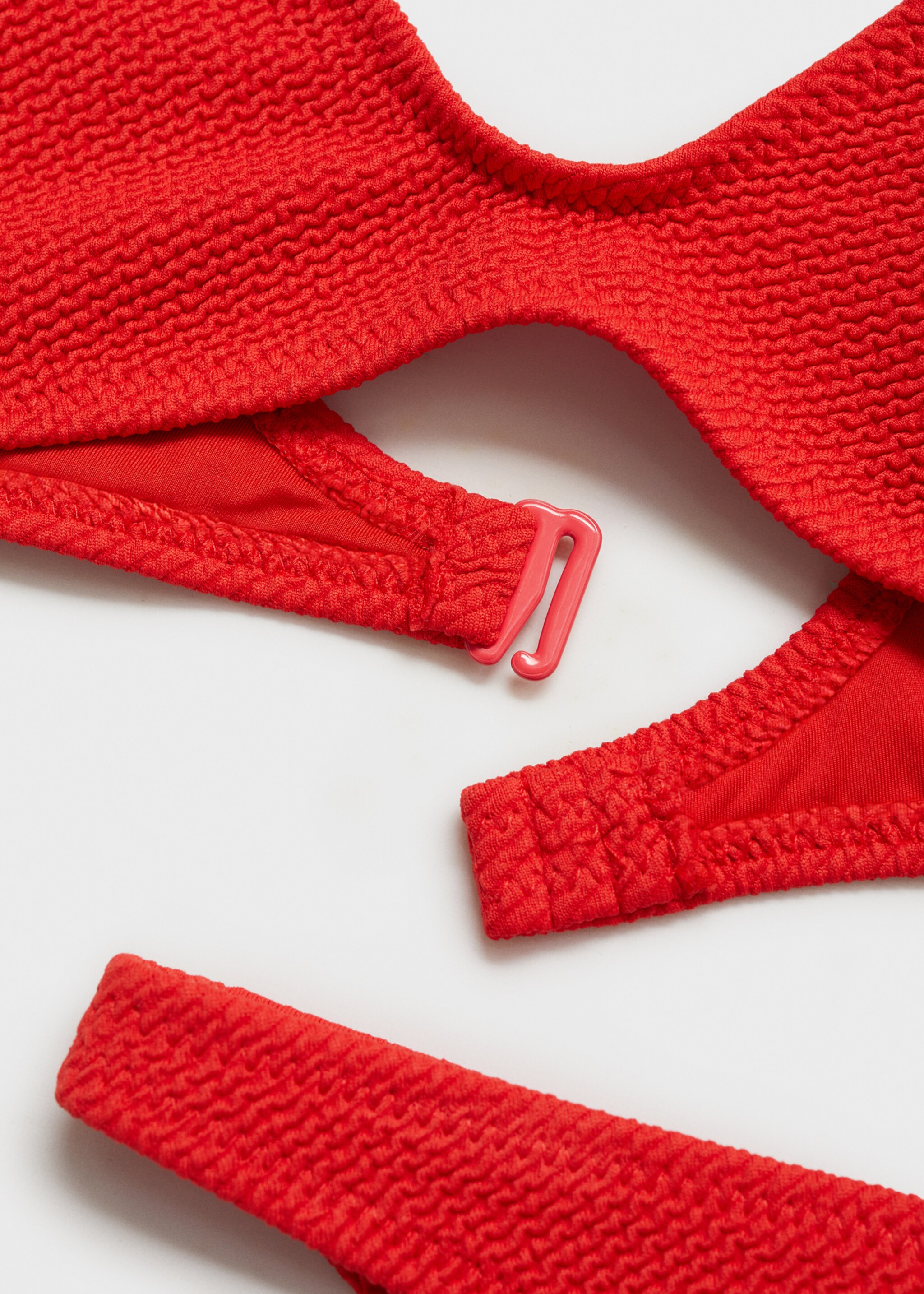 Braguita bikini canalé - Detalle del artículo 0, Rojo. Ref: 87095955-00.