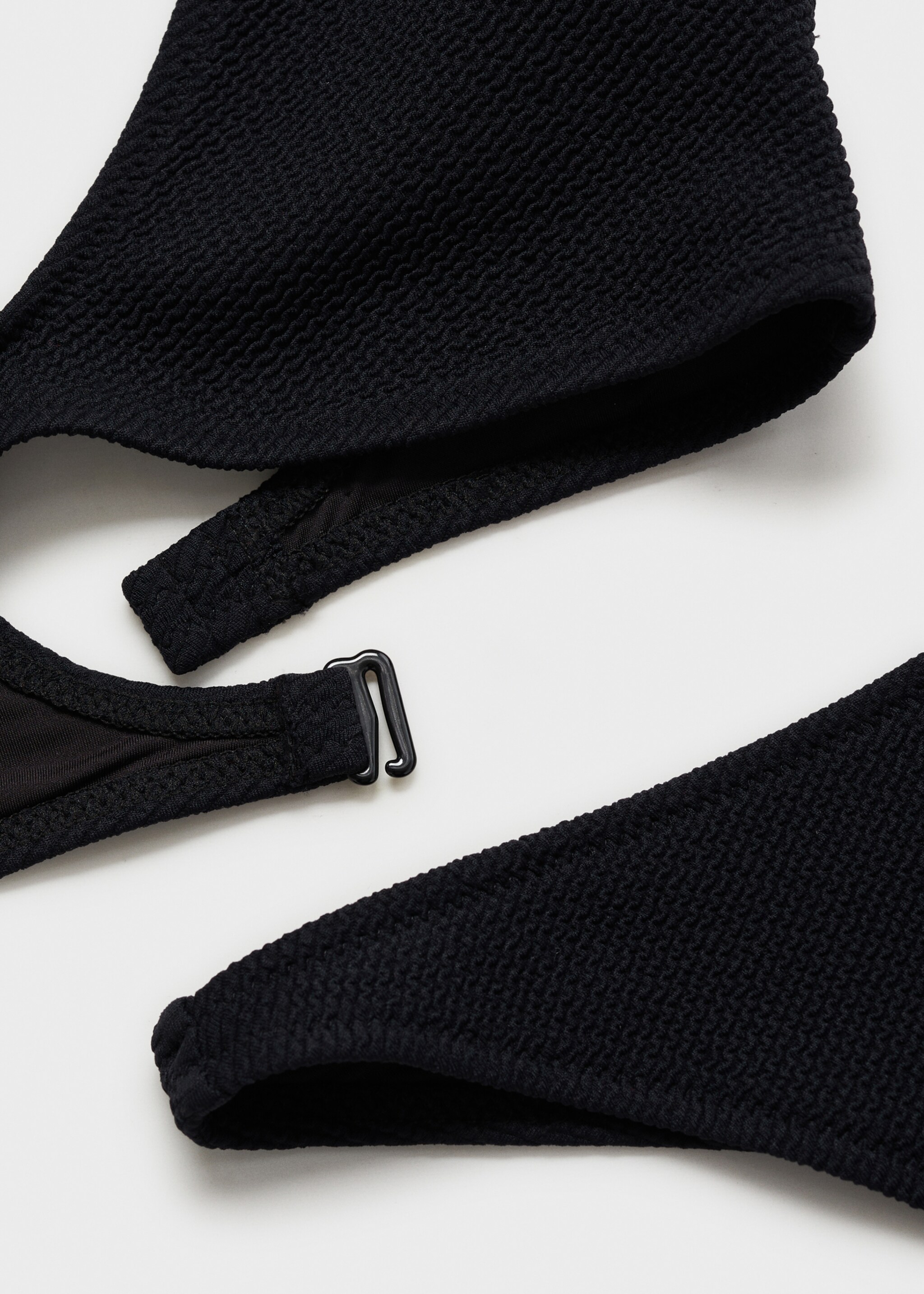 Braguita bikini canalé - Detalle del artículo 0, Negro. Ref: 87095955-00.