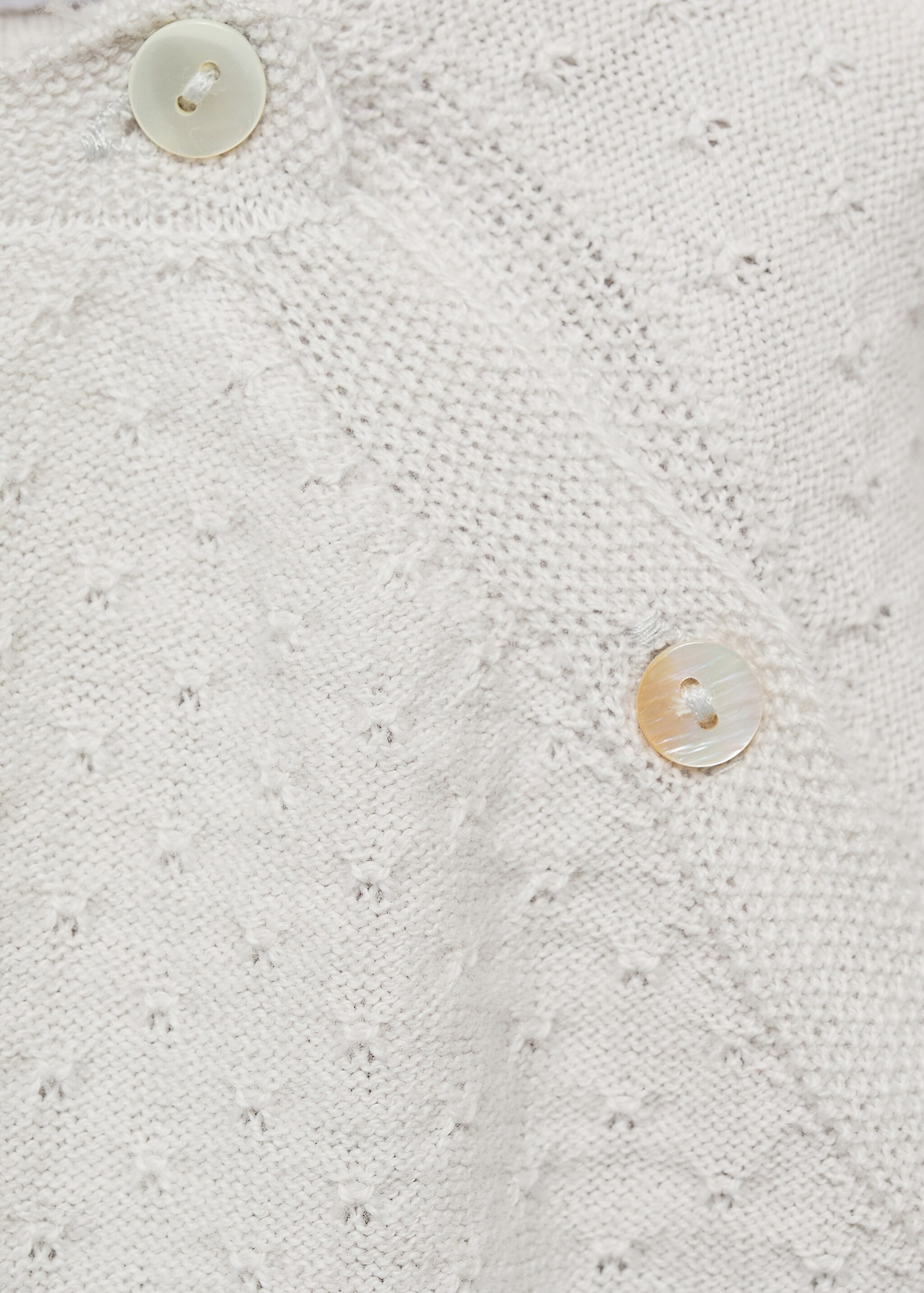 Jersei punt brodat - Detall de l'article 8, Gris clar vigoré. Ref: 87095957-00.