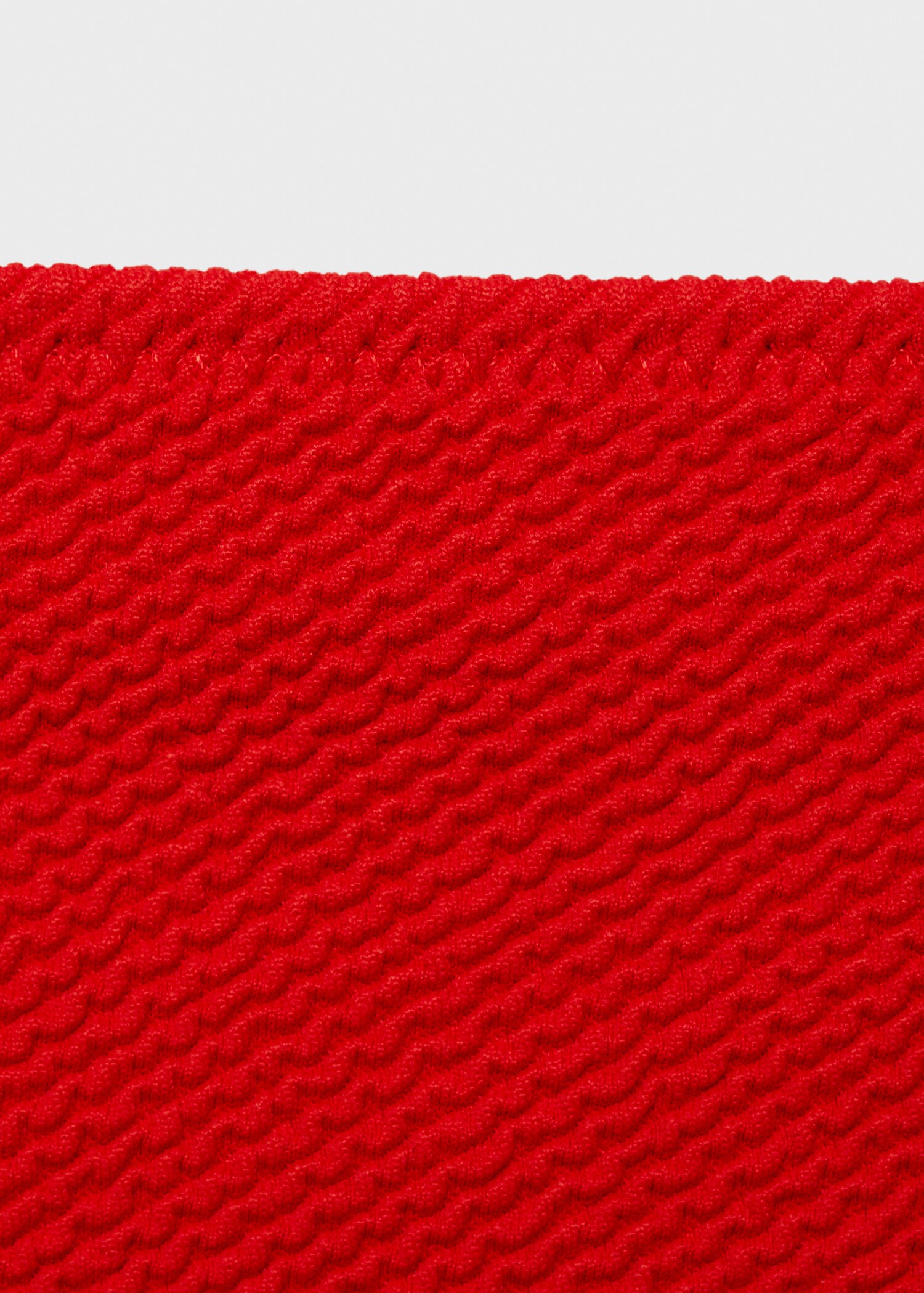 Ribbed high-waisted bikini bottom - Details of the article 8