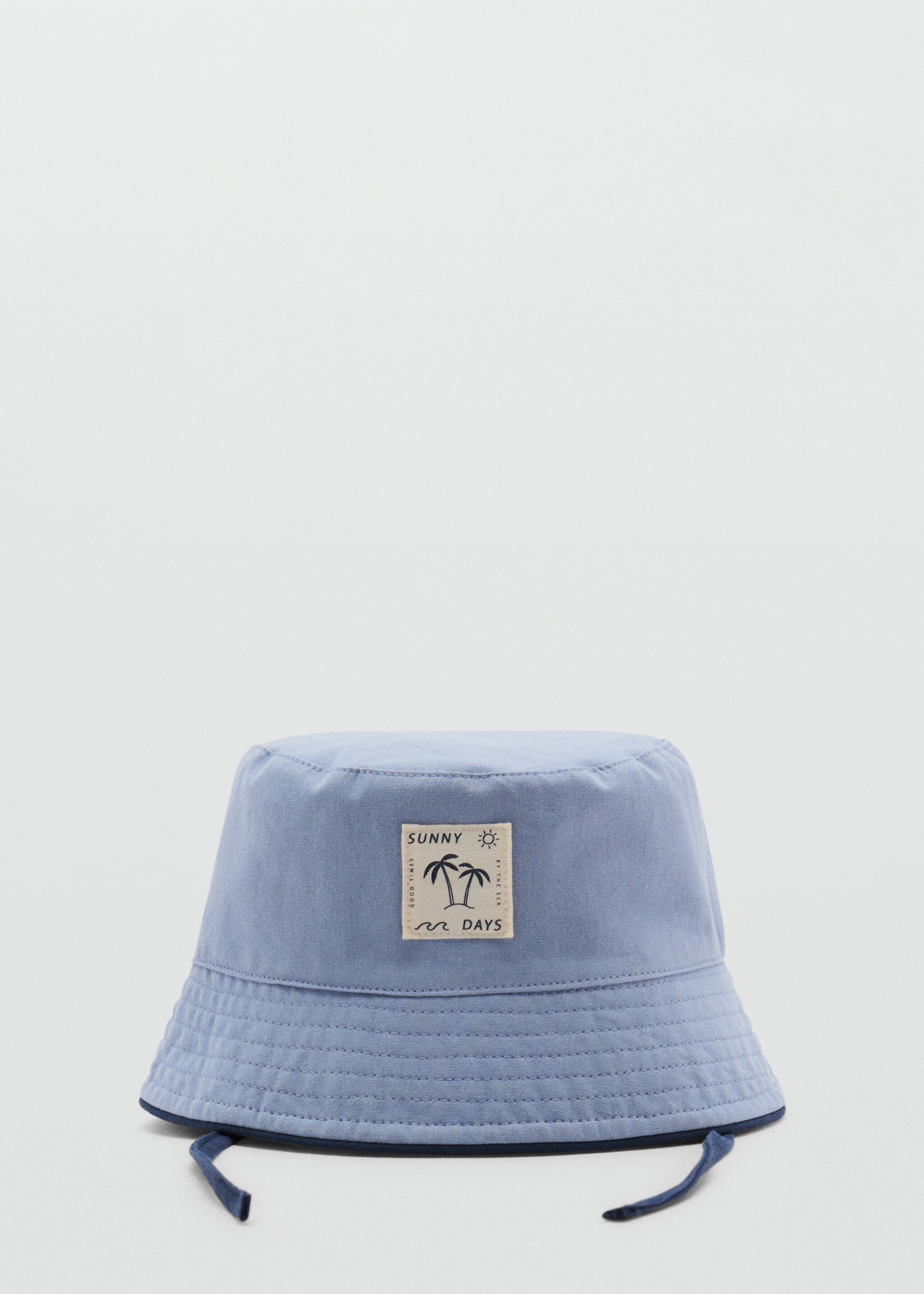 Cotton bucket hat - Article without model, Blue. Ref: 87095971-00.