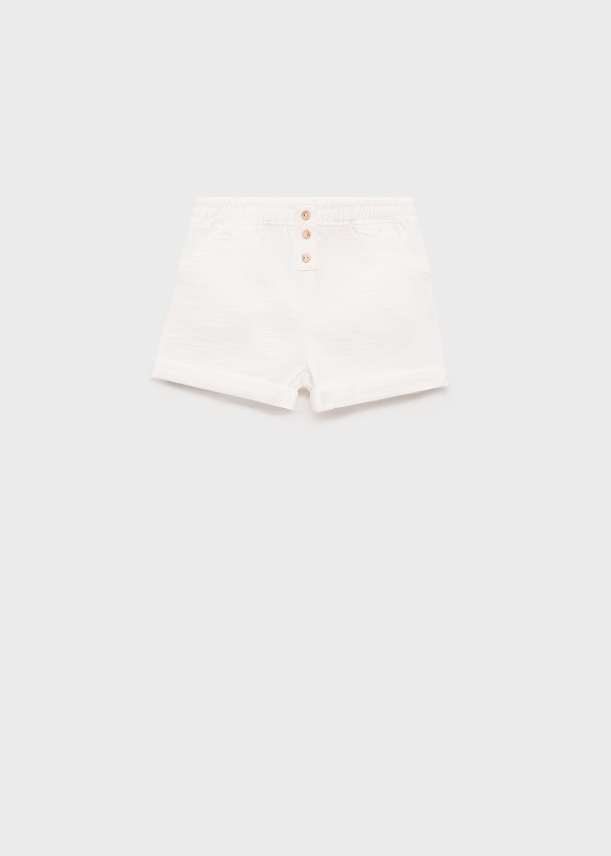Cotton shorts - Article without model, Off White. Ref: 87095972-00.