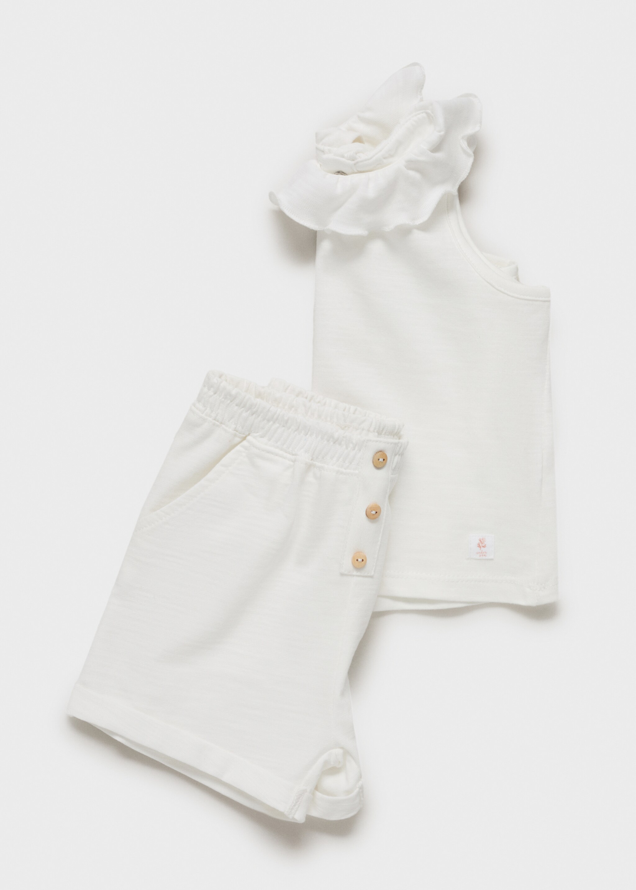 Cotton shorts - Details of the article 0, Off White. Ref: 87095972-00.