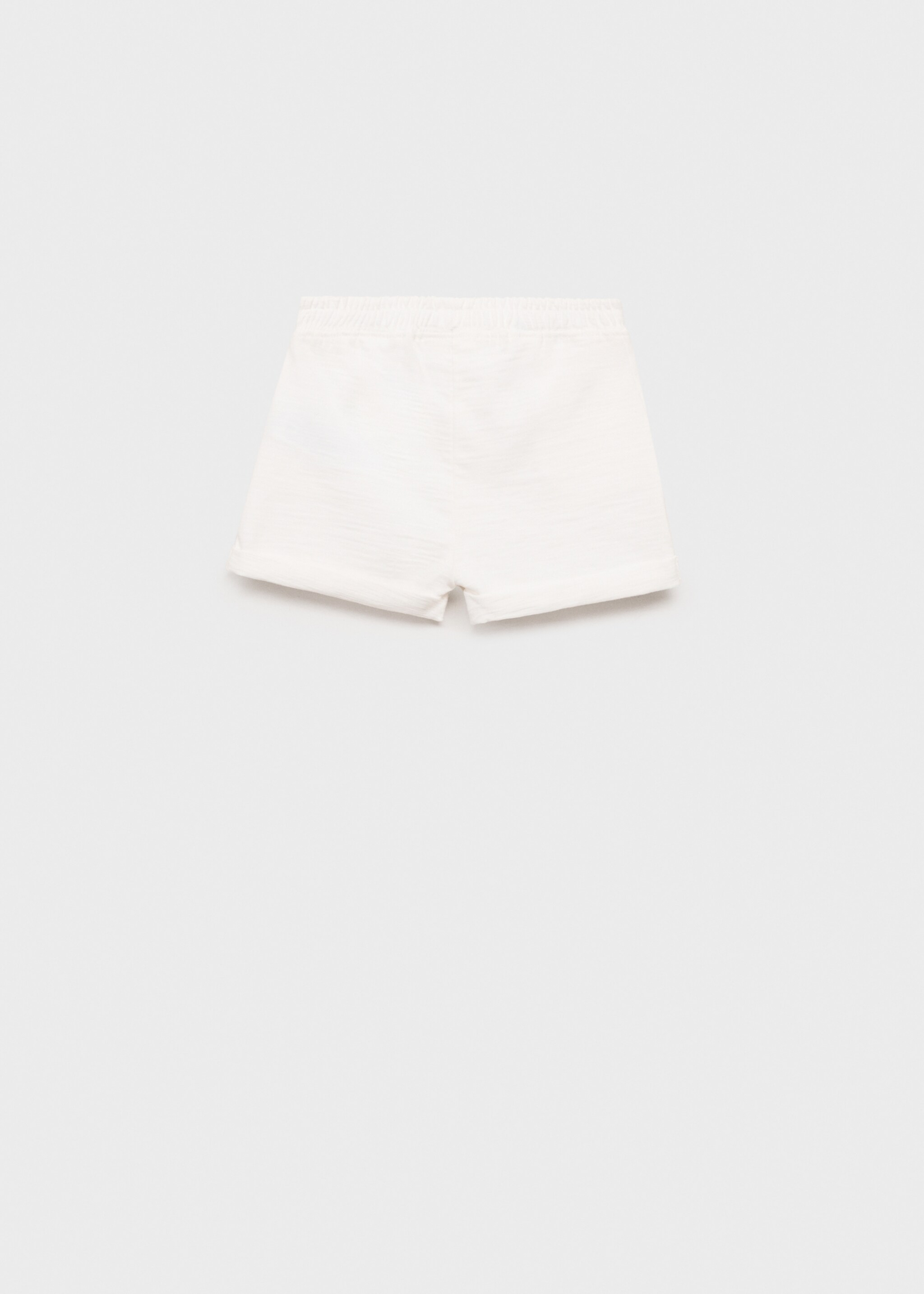 Cotton shorts - Reverse of the article, Off White. Ref: 87095972-00.