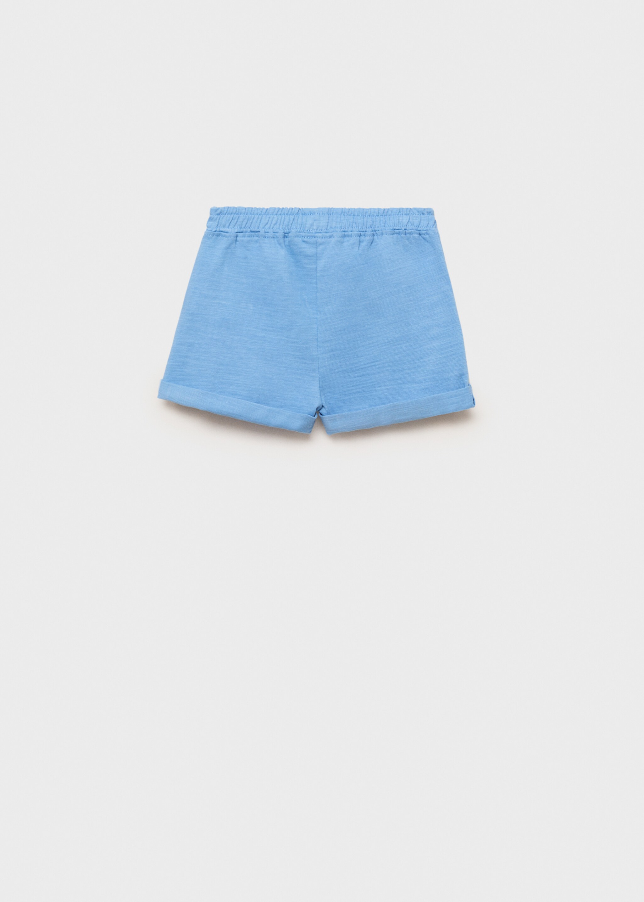 Cotton shorts - Reverse of the article, Blue. Ref: 87095972-00.