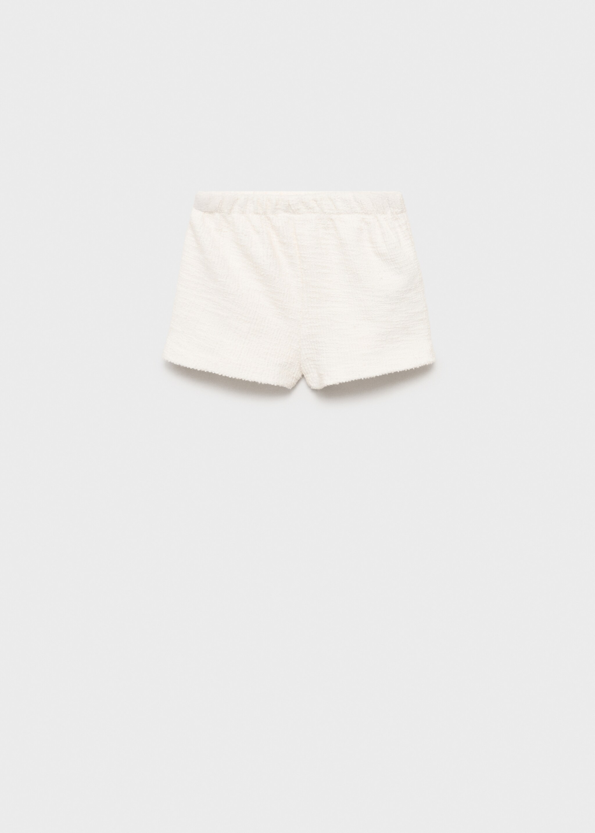 Skort with bow - Reverse of the article, Off White. Ref: 87095975-00.