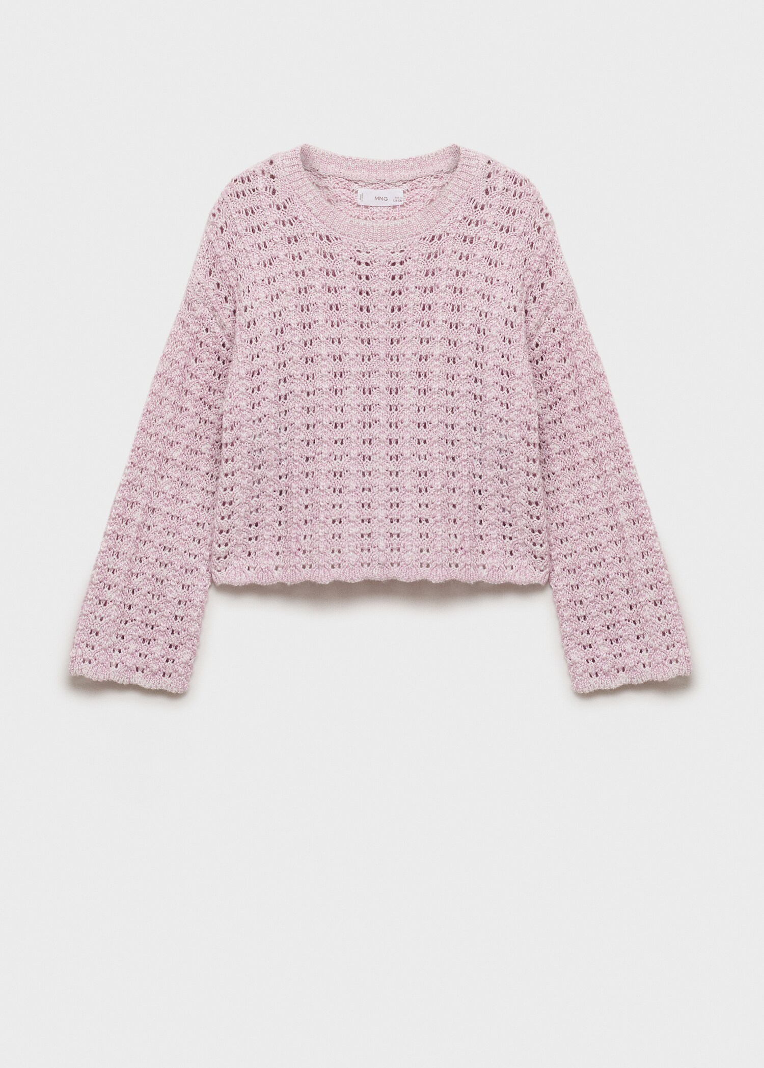 Openwork knit sweater - Article without model