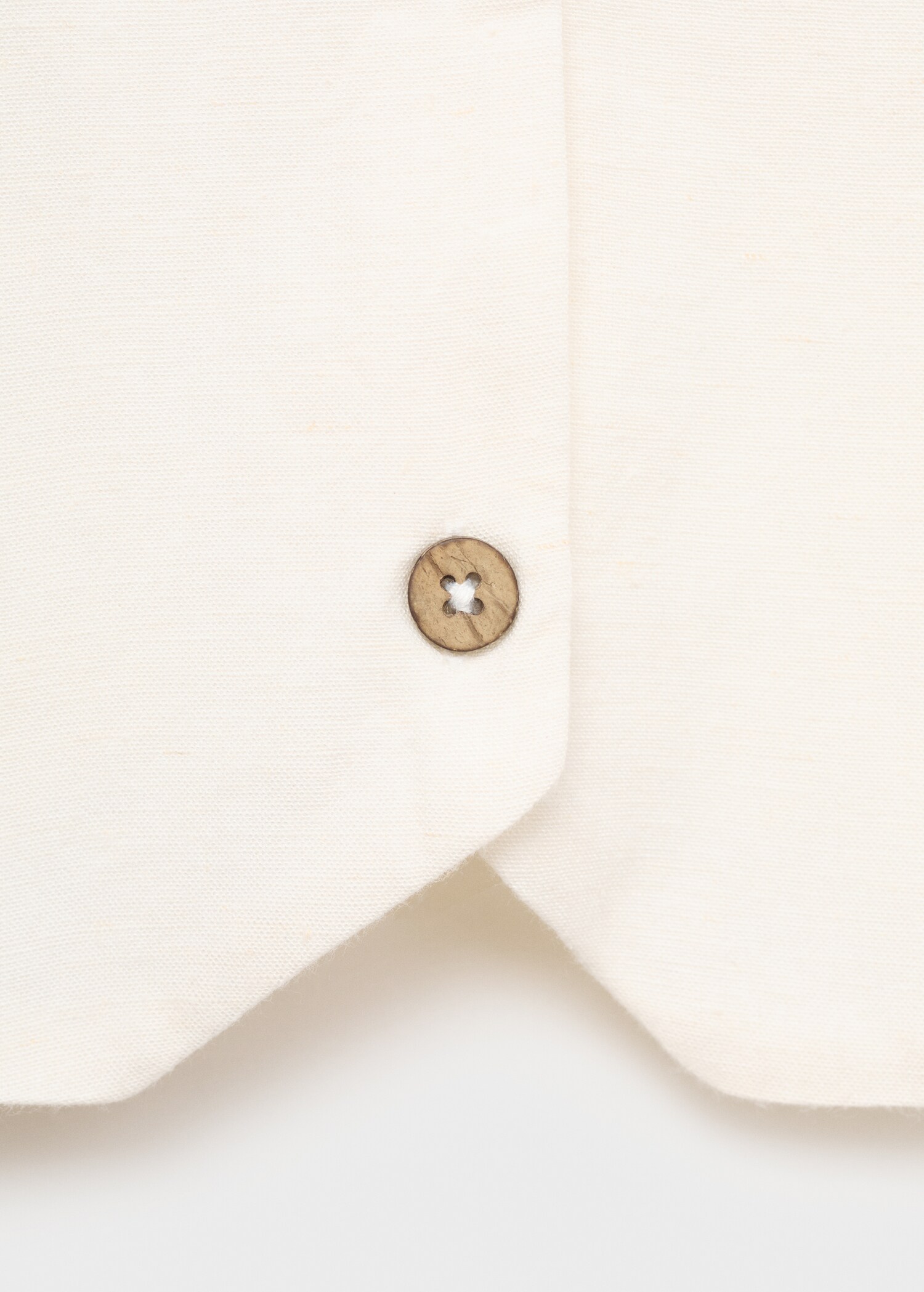 Linen waistcoat with buttons - Details of the article 0