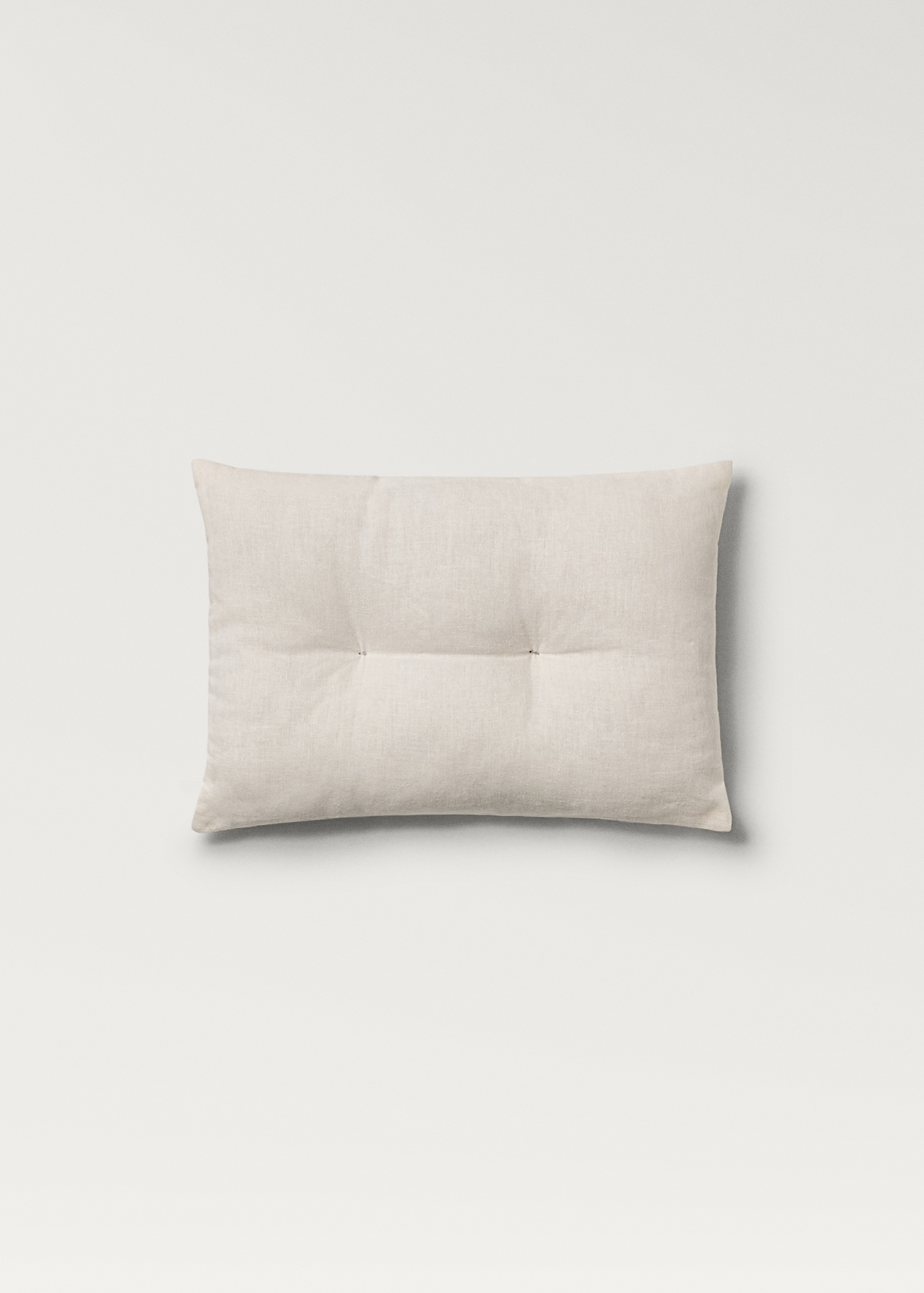 Linen cotton children’s cushion with stitching detail 30x20 cm - Details of the article 1