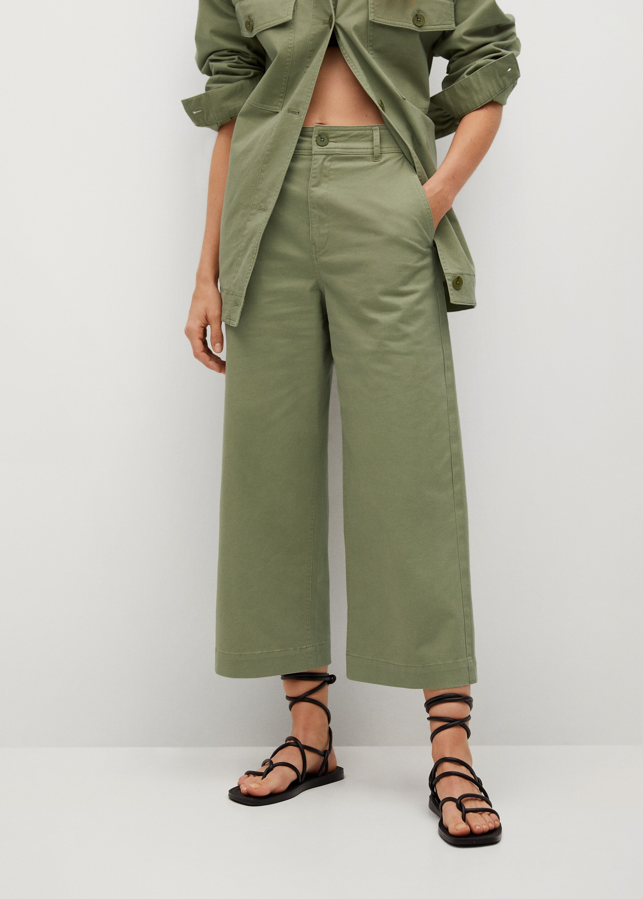 Pantalón culotte algodón - Detalle del artículo 1