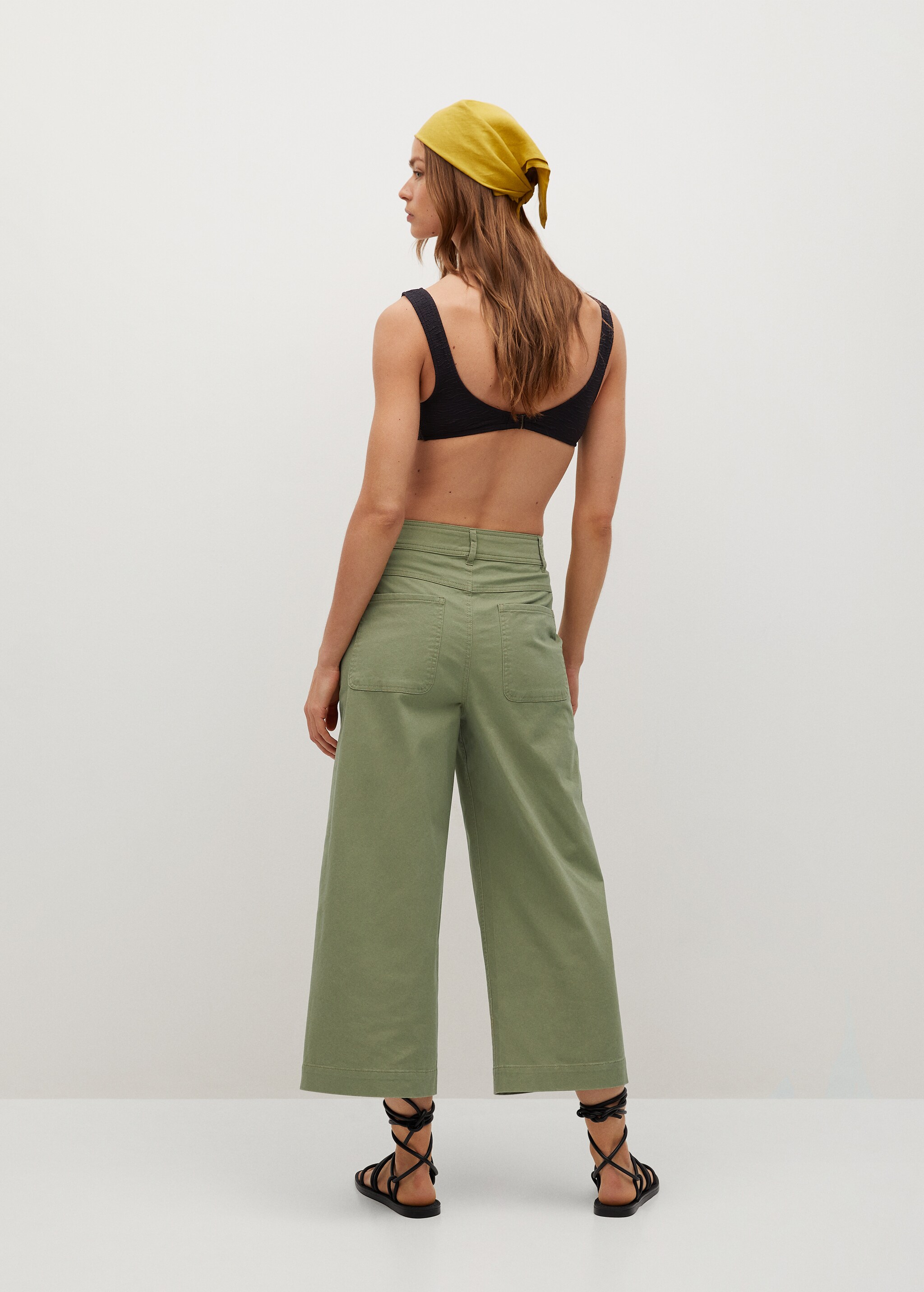 Pantalón culotte algodón - Reverso del artículo