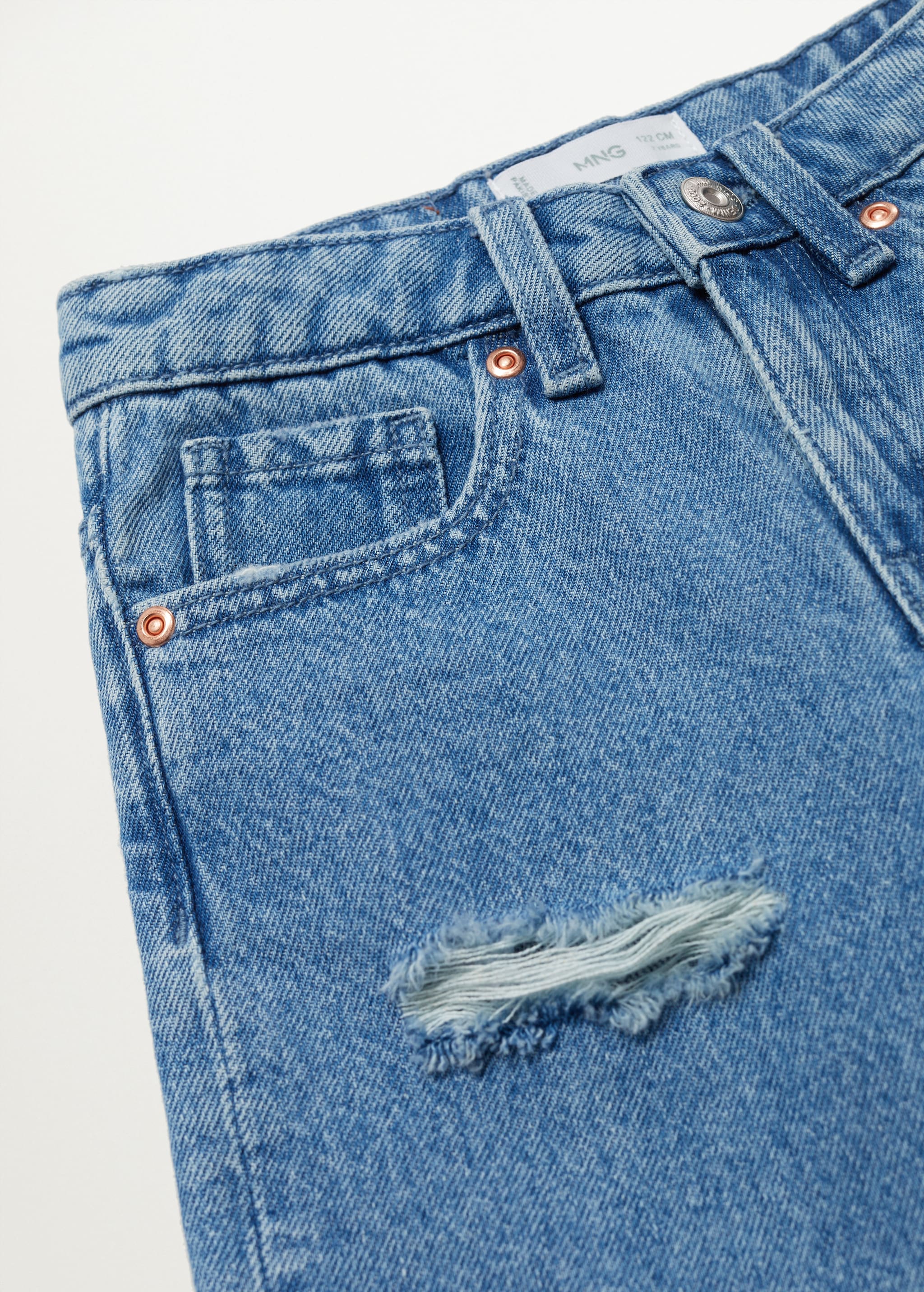 Bermudas denim rotos decorativos - Detalle del artículo 8