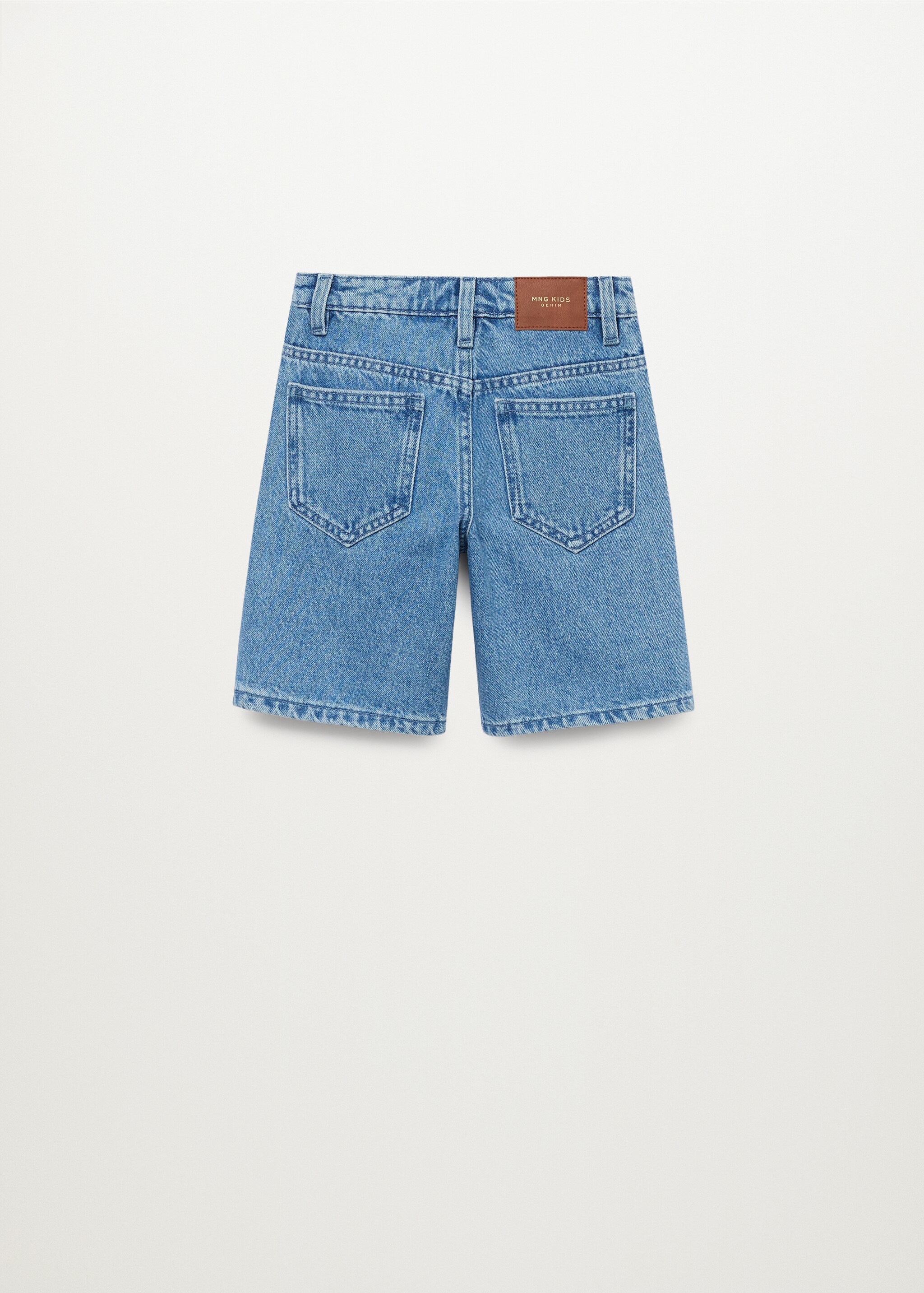 Bermudas denim rotos decorativos - Reverso del artículo