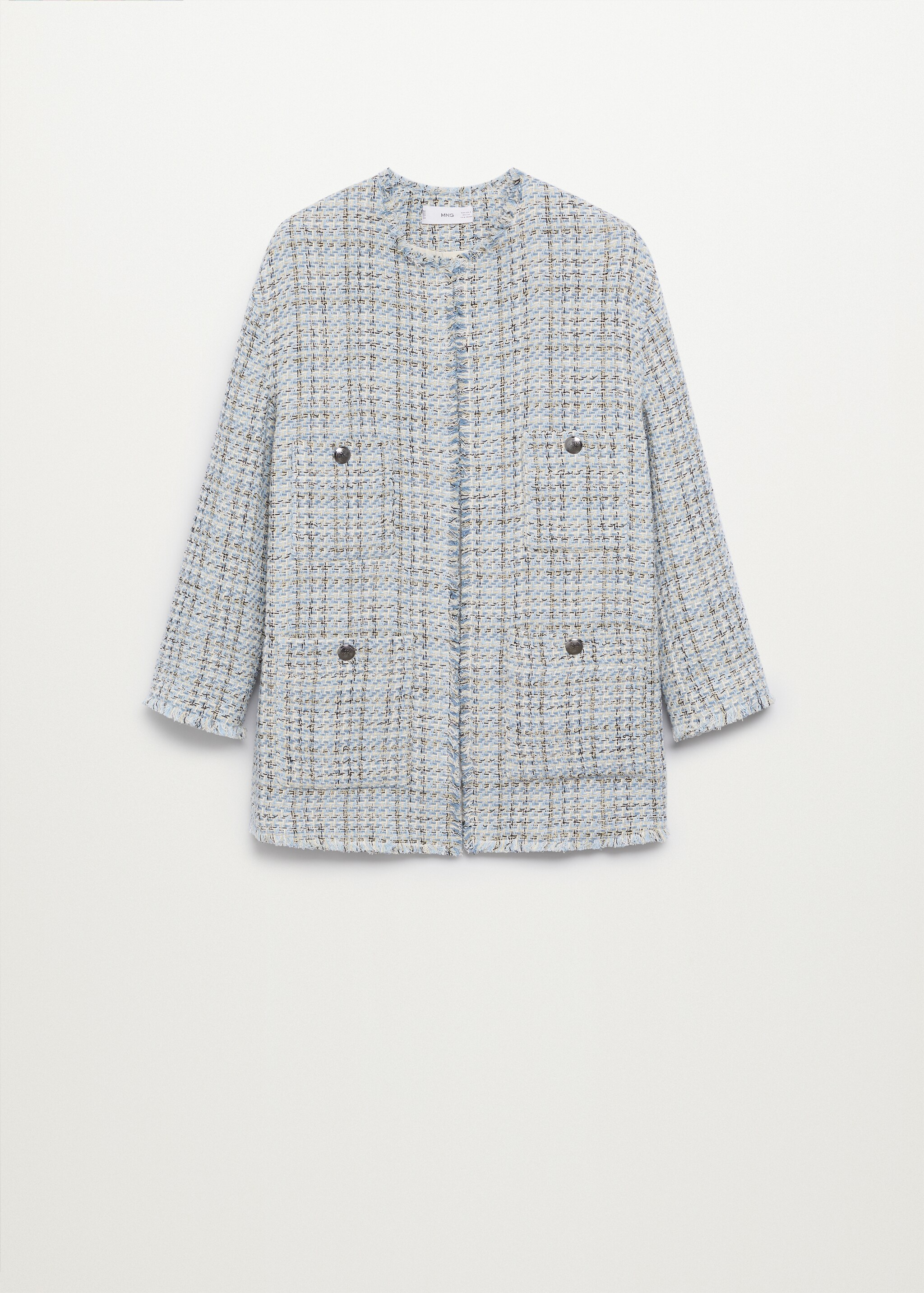 Zsebes tweed dzseki - Termék modell nélkül