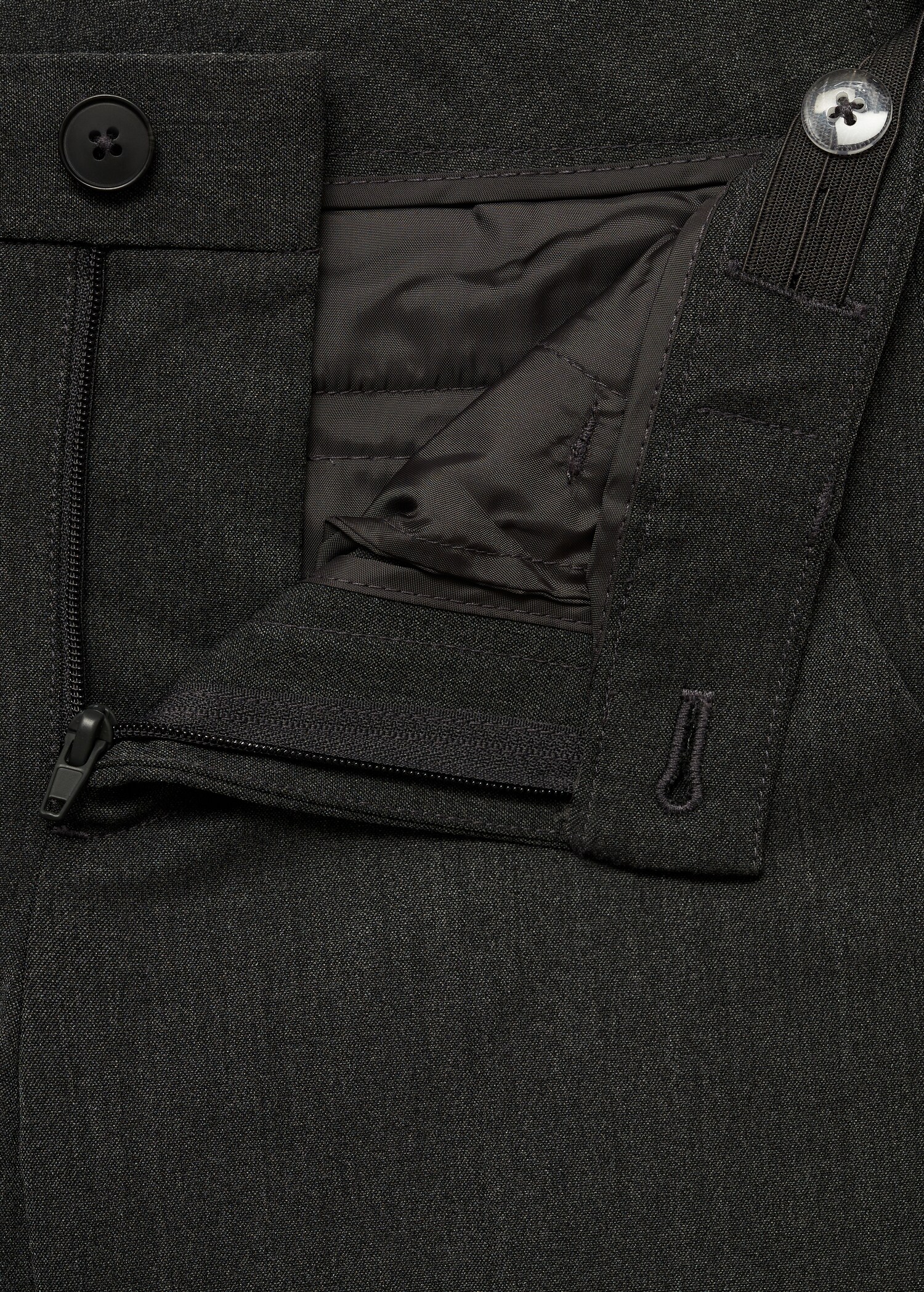 High waist suit bermuda shorts - Details of the article 8