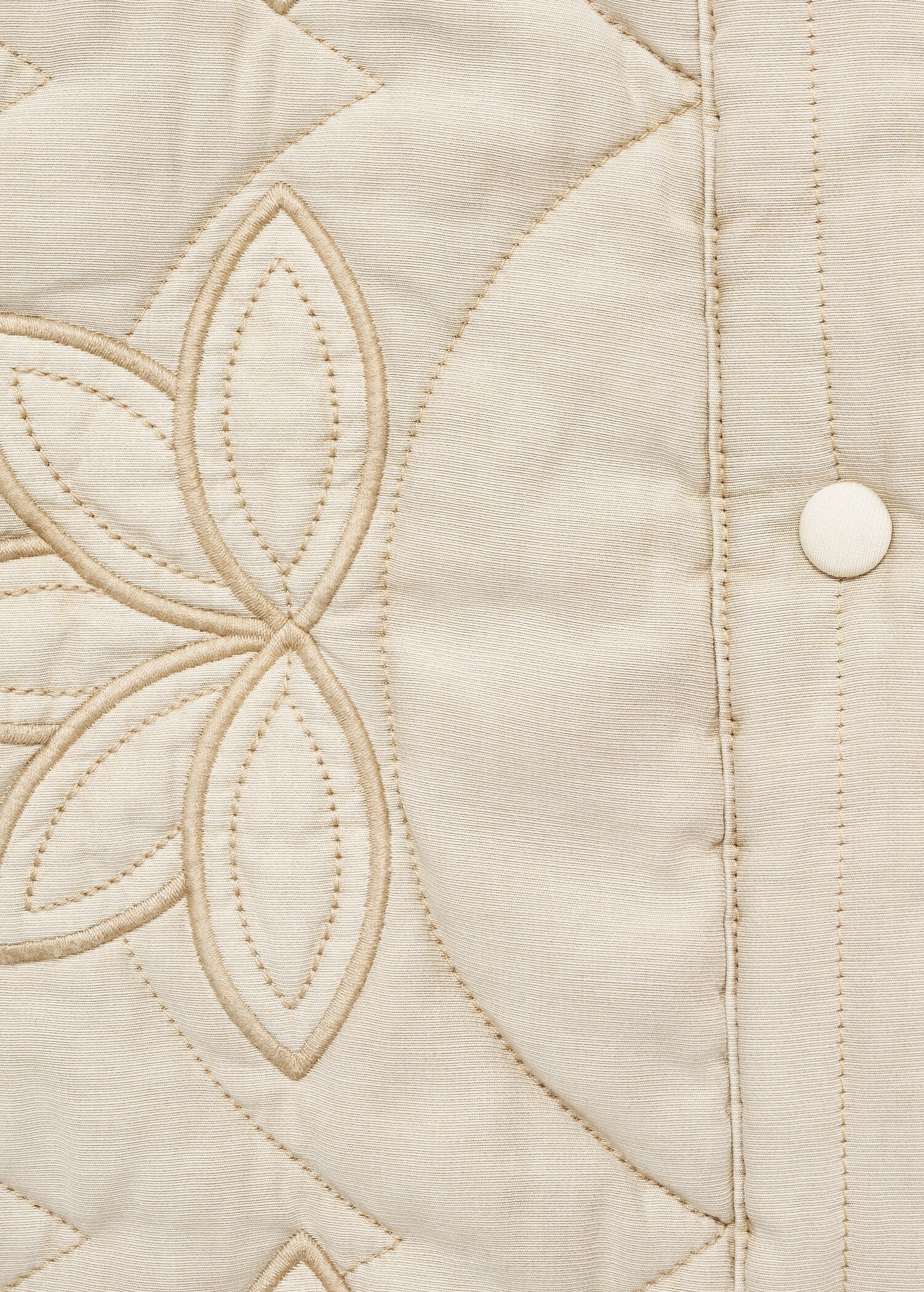 Steppjacke mit Blumenstickerei - Detail des Artikels 0