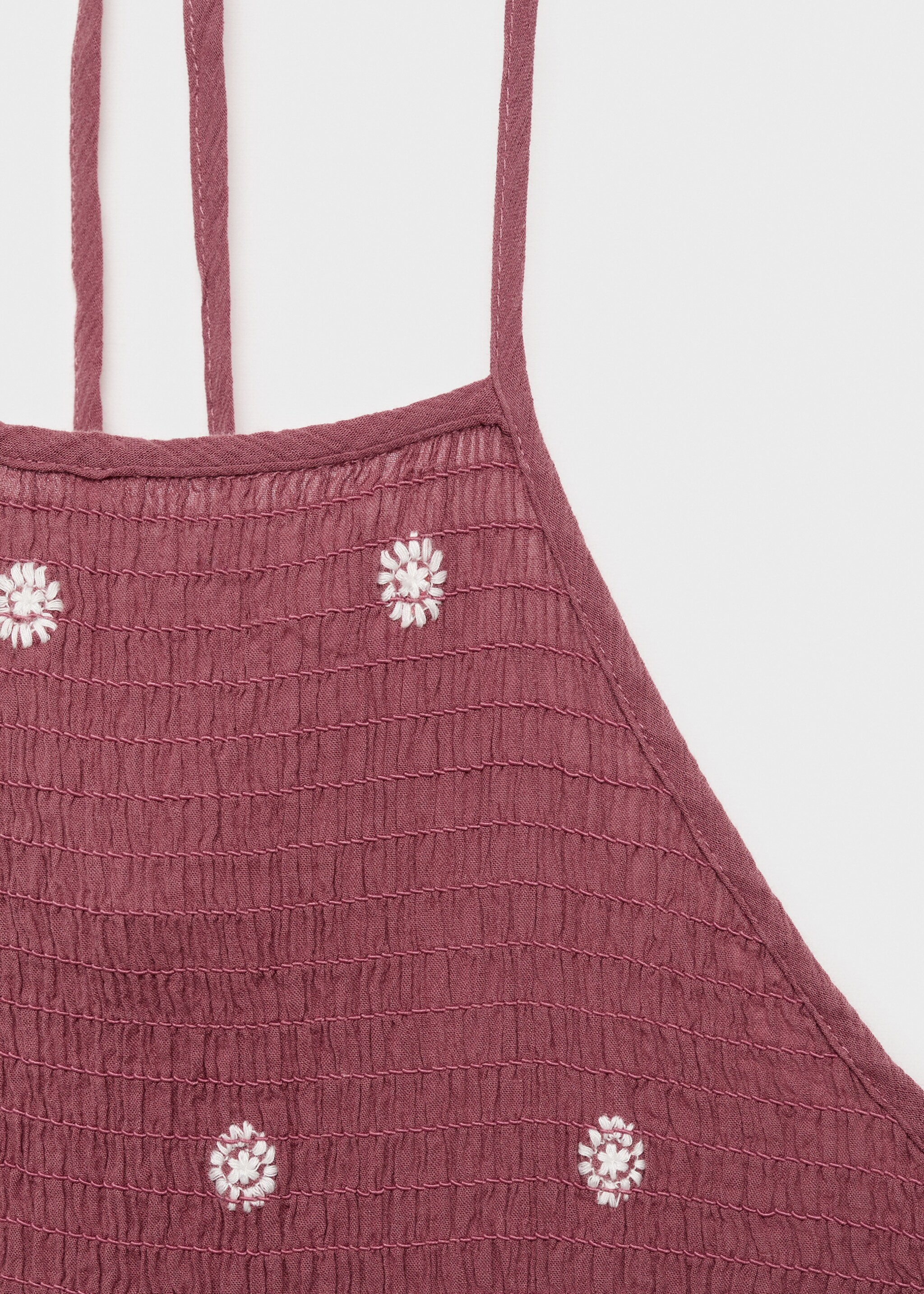 Mono largo bordado - Detalle del artículo 0, Granate. Ref: 87096355-00.