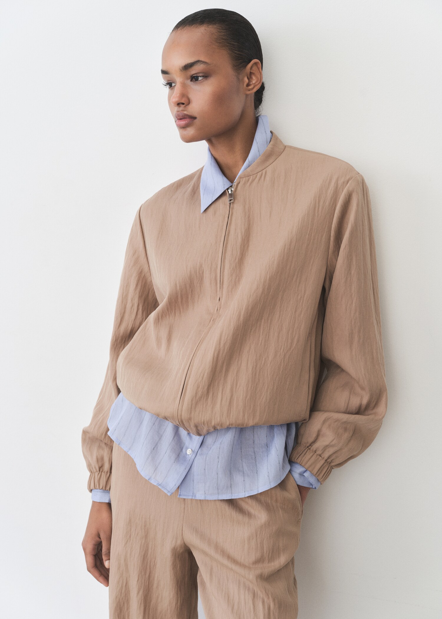 Lyocell bomber jacket - Medium plane