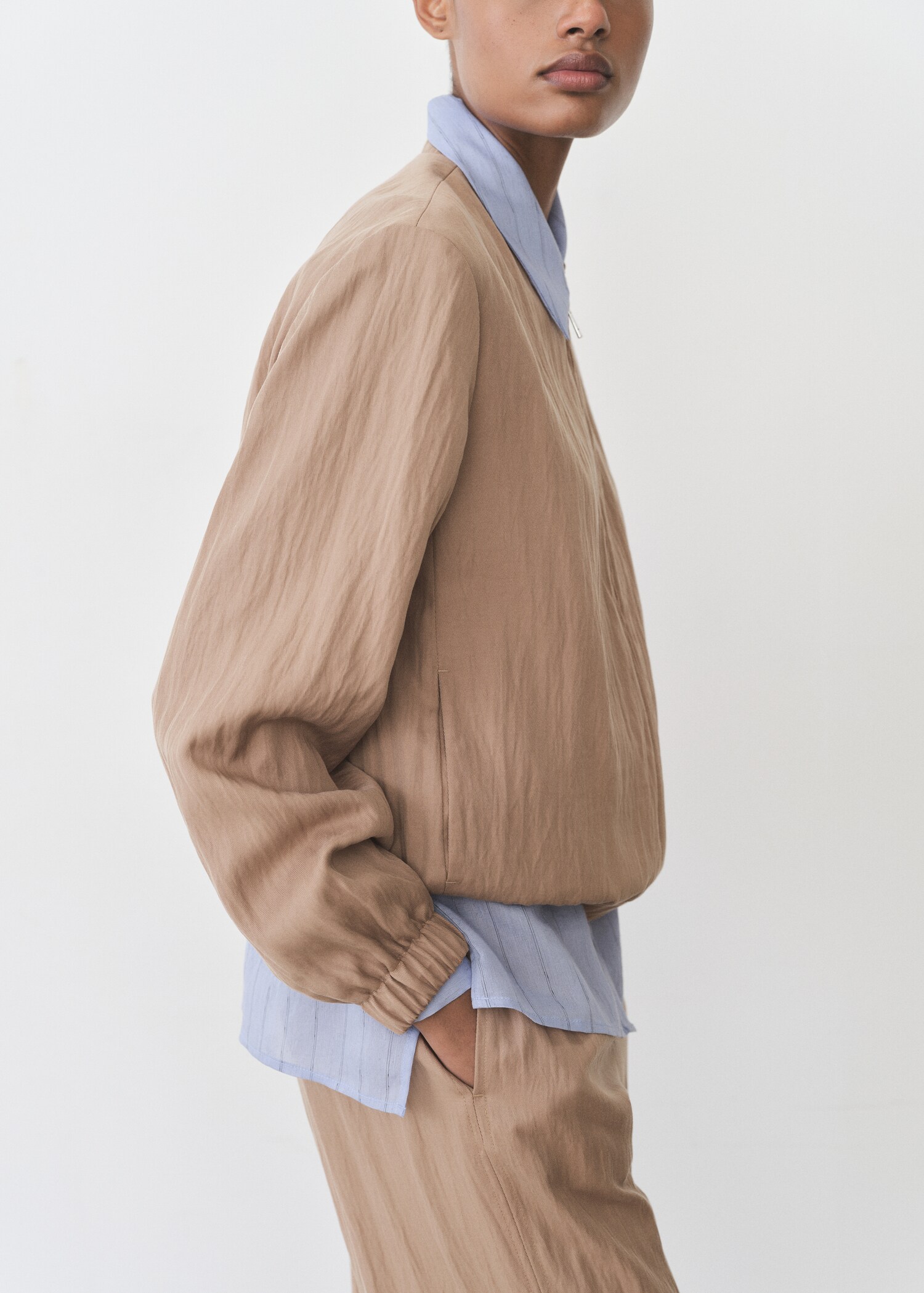 Lyocell bomber jacket - Details of the article 6