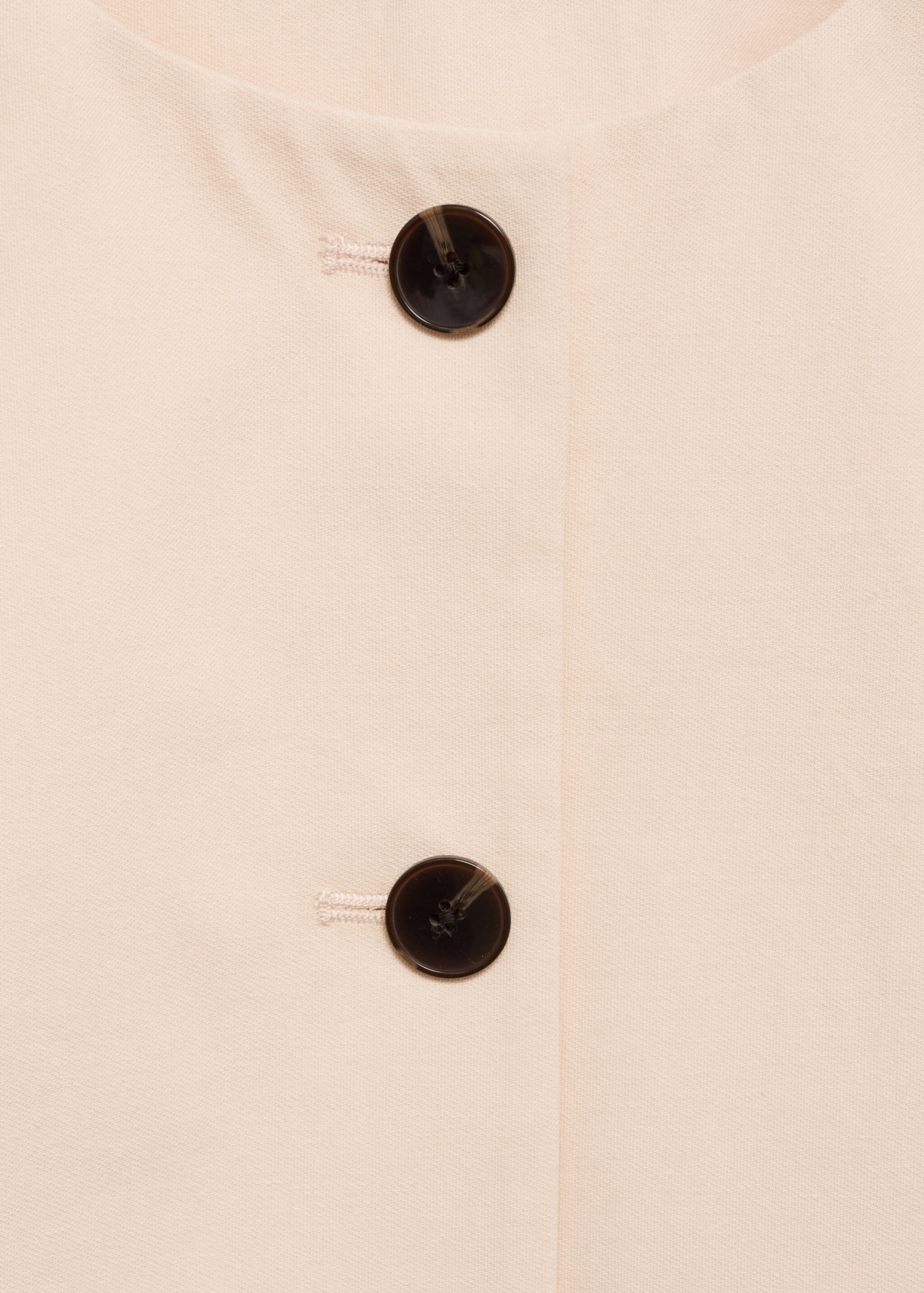 Top crop coton boutons - Détail de l'article 8, Écru. Ref: 87096359-00.