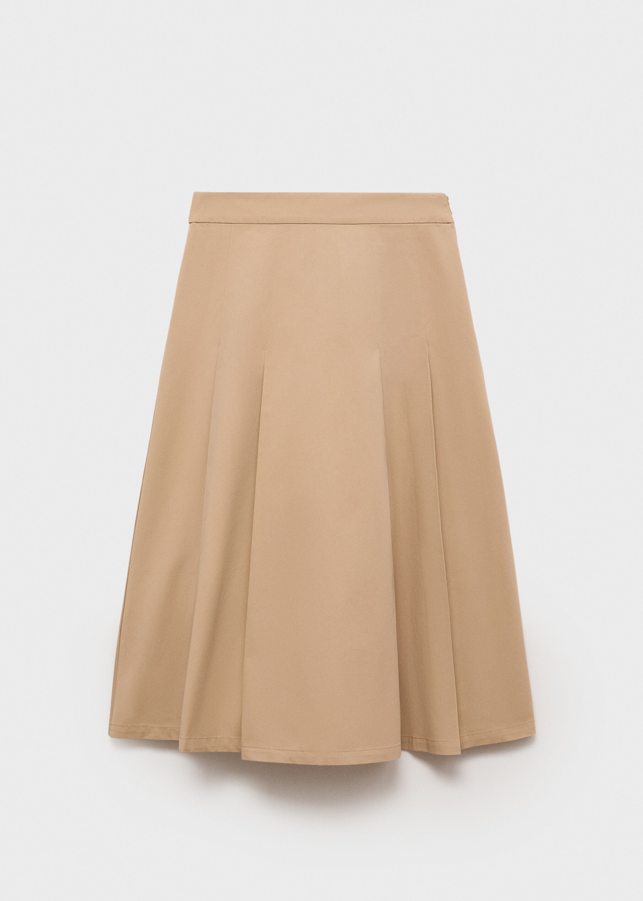 Ausgestellter Rock mit Abnäherdetail - Artikel ohne Model, Mittelbraun. Ref: 87096362-00.