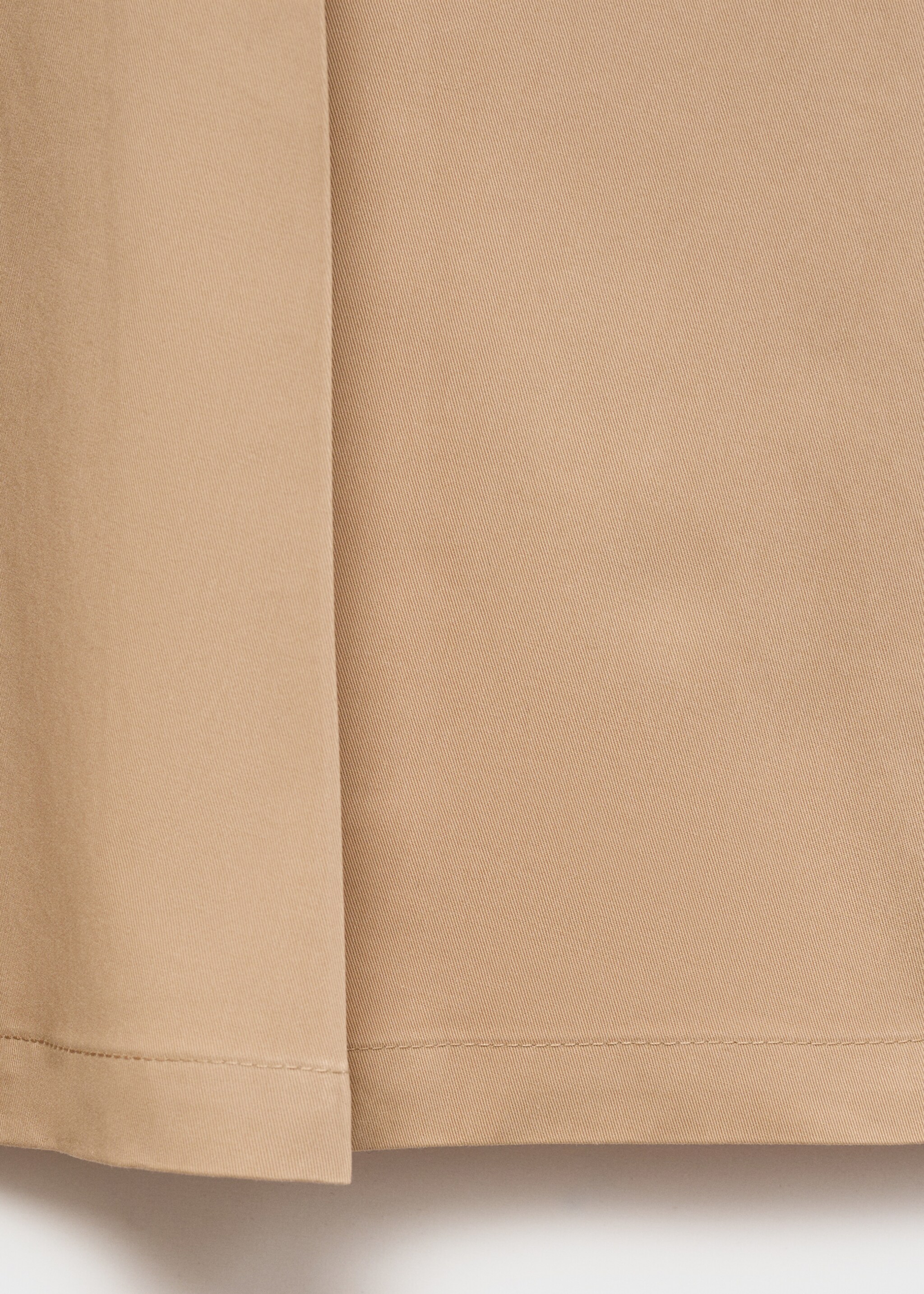 Ausgestellter Rock mit Abnäherdetail - Detail des Artikels 0, Mittelbraun. Ref: 87096362-00.