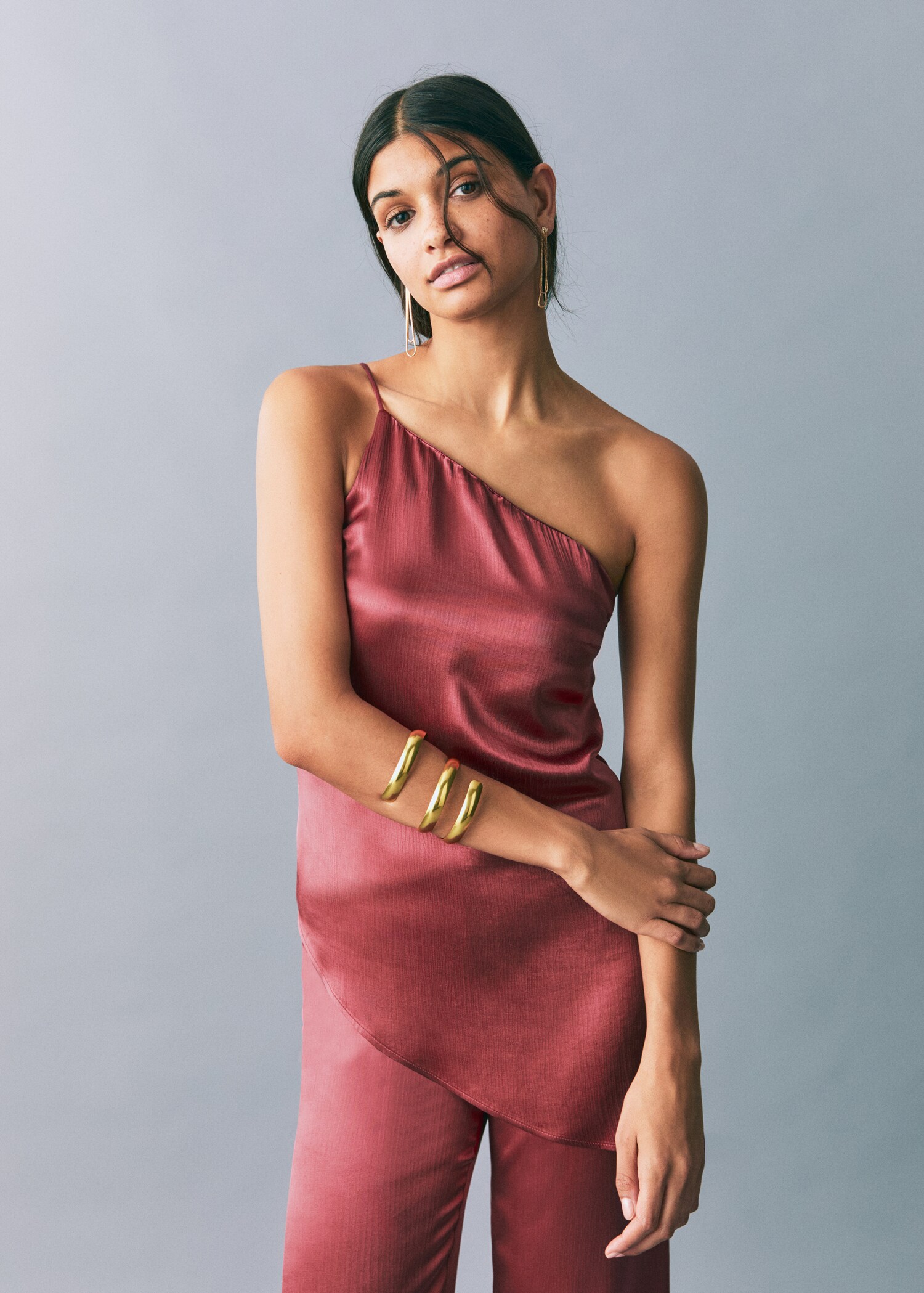 Top asimètric setinat - Pla mig