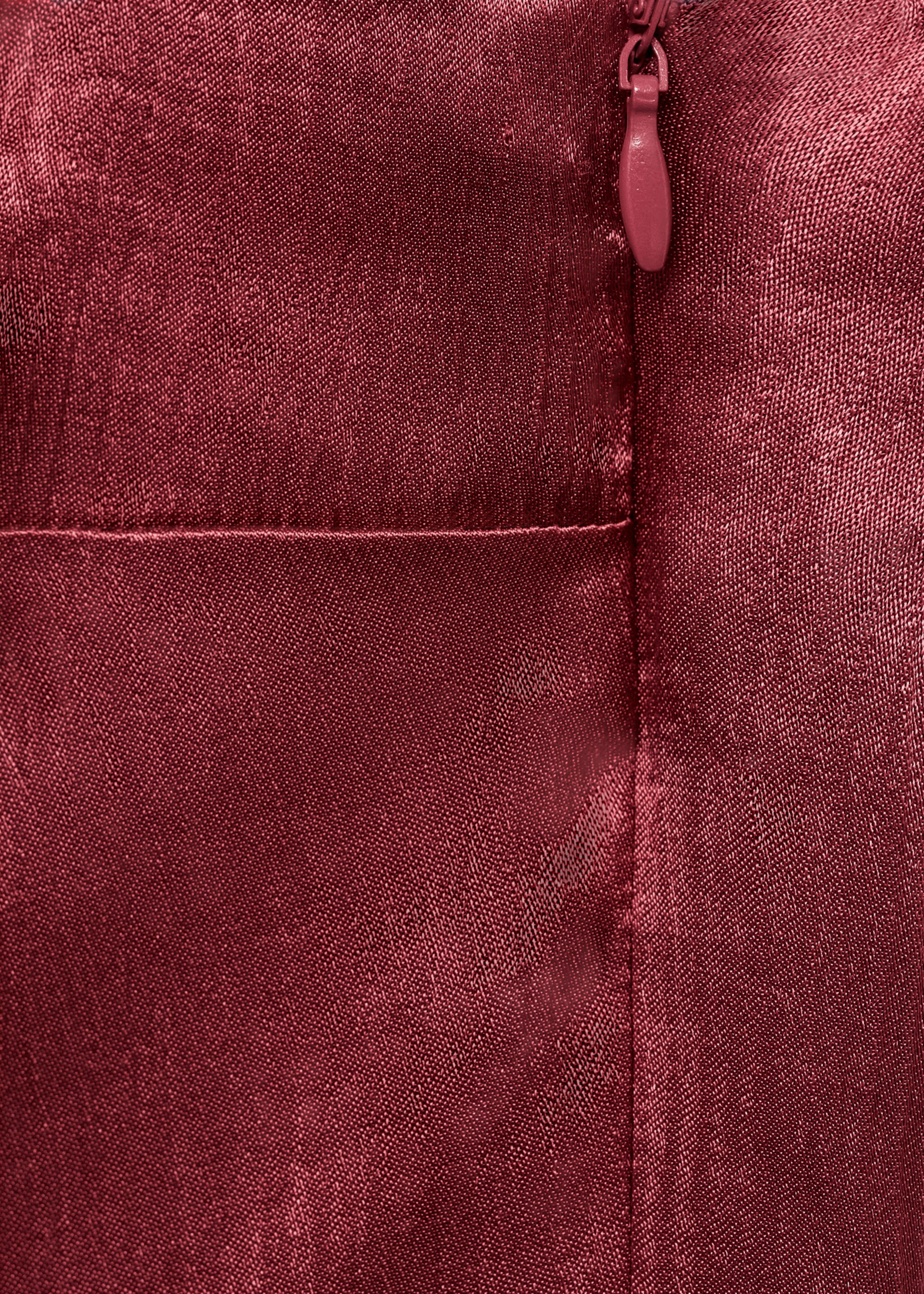 Top asimètric setinat - Detall de l'article 8, Maduixa. Ref: 87096364-00.