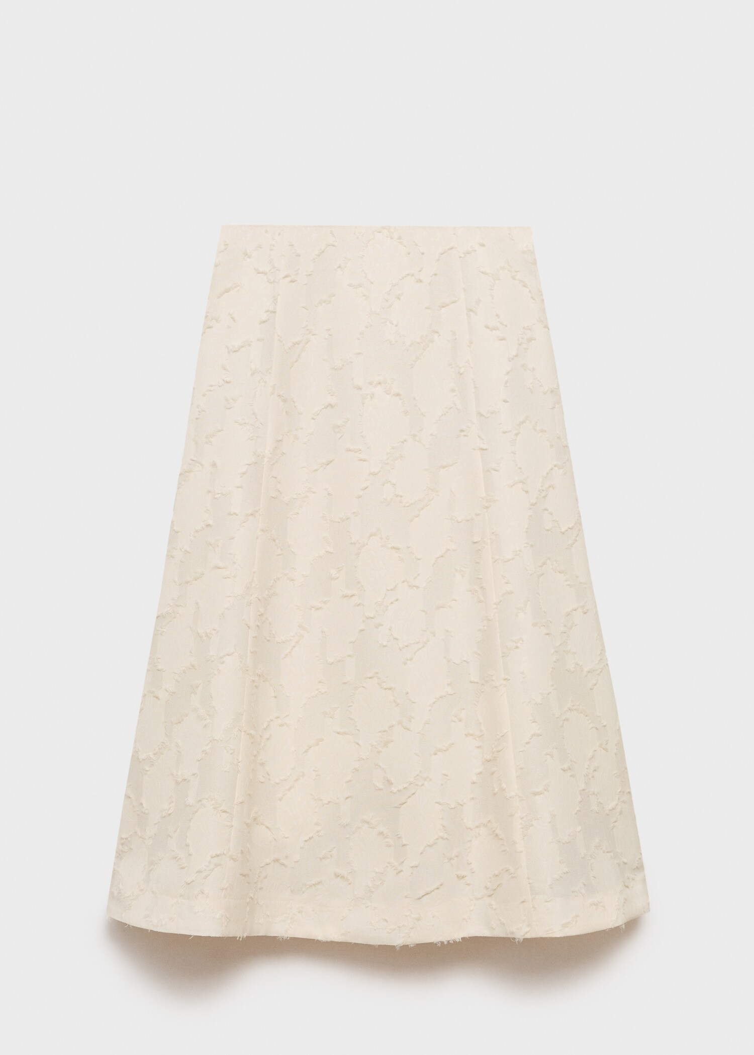 Falda evasé textura - Artículo sin modelo