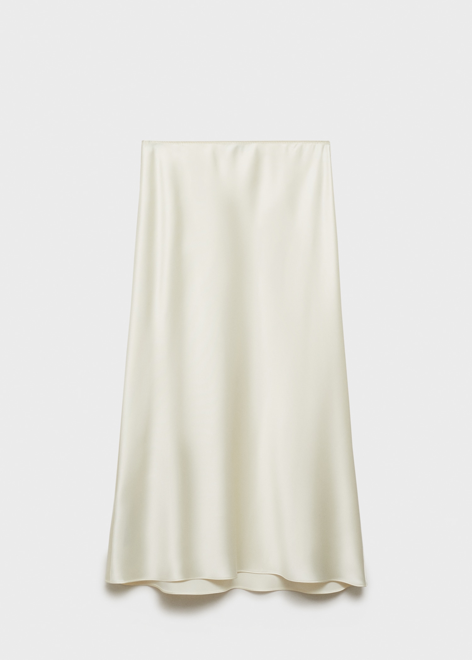 Midi satin skirt - Article without model